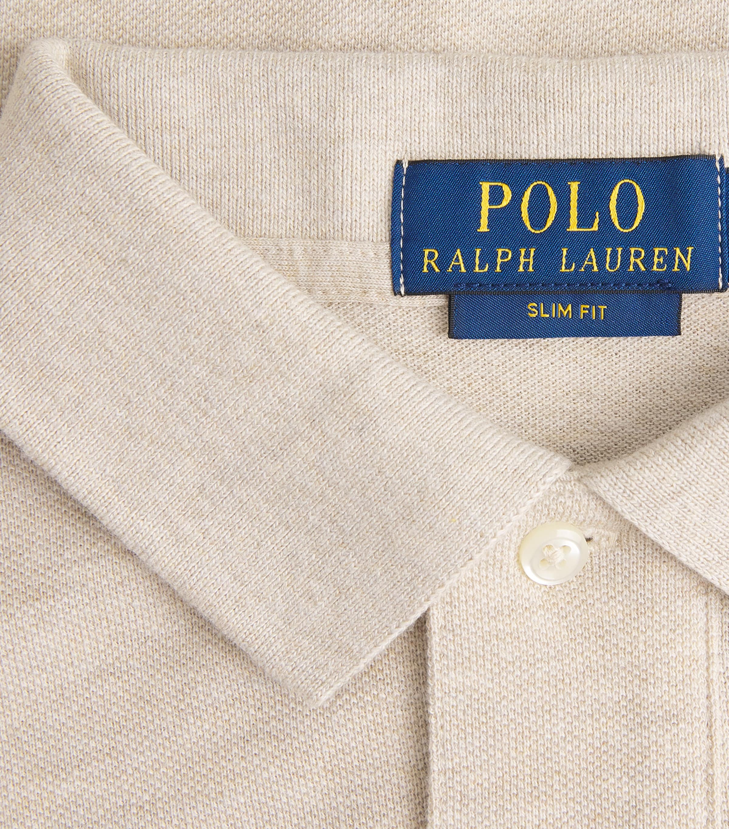 Polo Ralph Lauren Mens Cotton Mesh Slim-Fit Polo Shirt Expd Dn Image 6