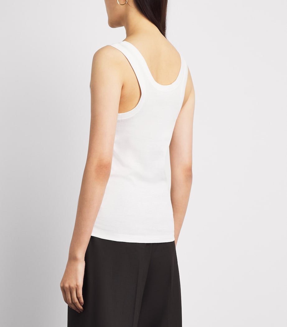 Herskind Womens Organic Cotton Sandra Tank Top White Image 5