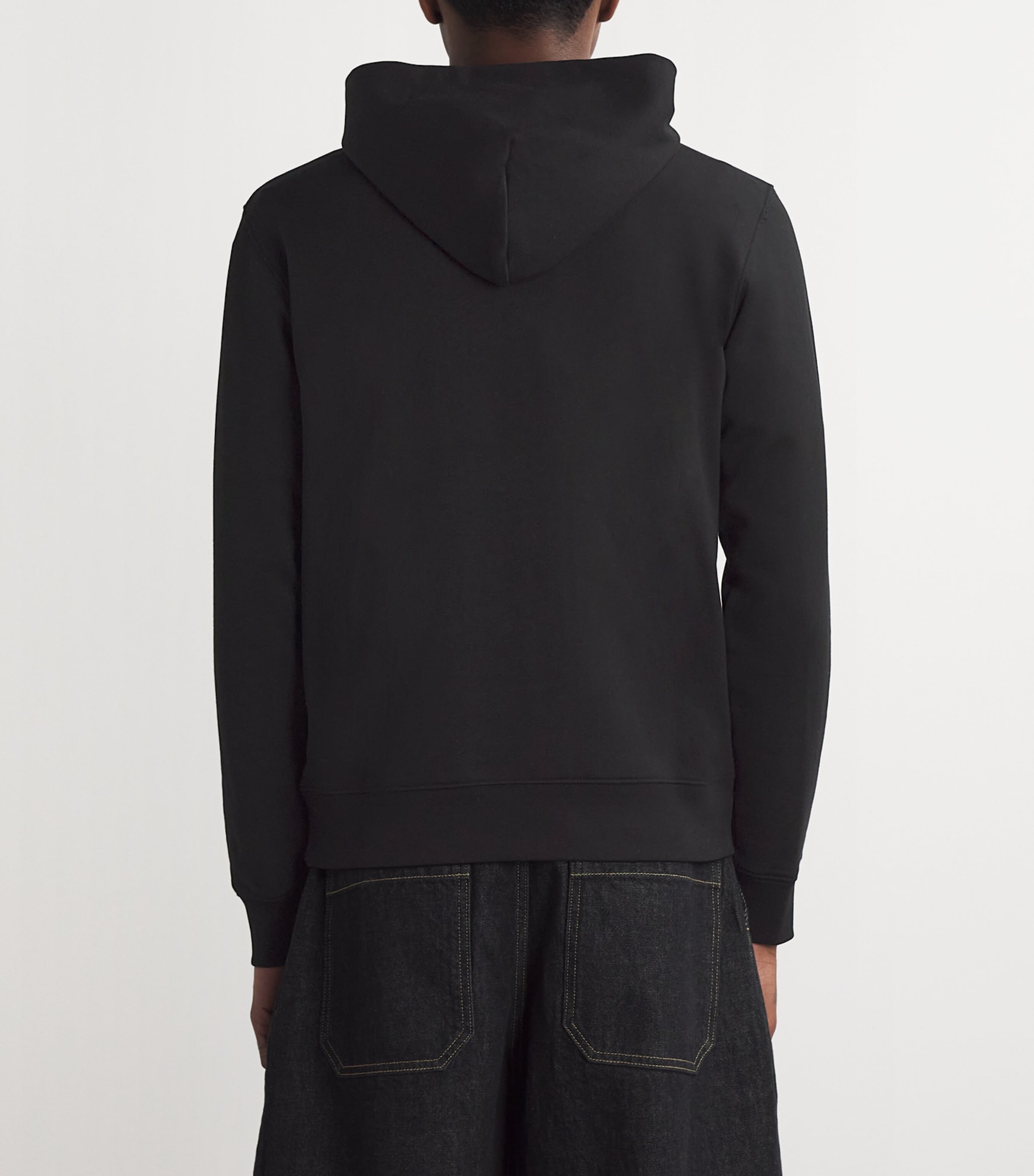 Cotton Logo Hoodie BLACK Image 4
