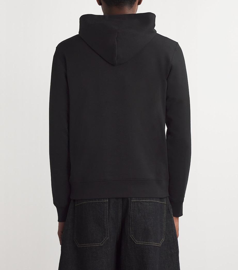 Cotton Logo Hoodie BLACK Image 4