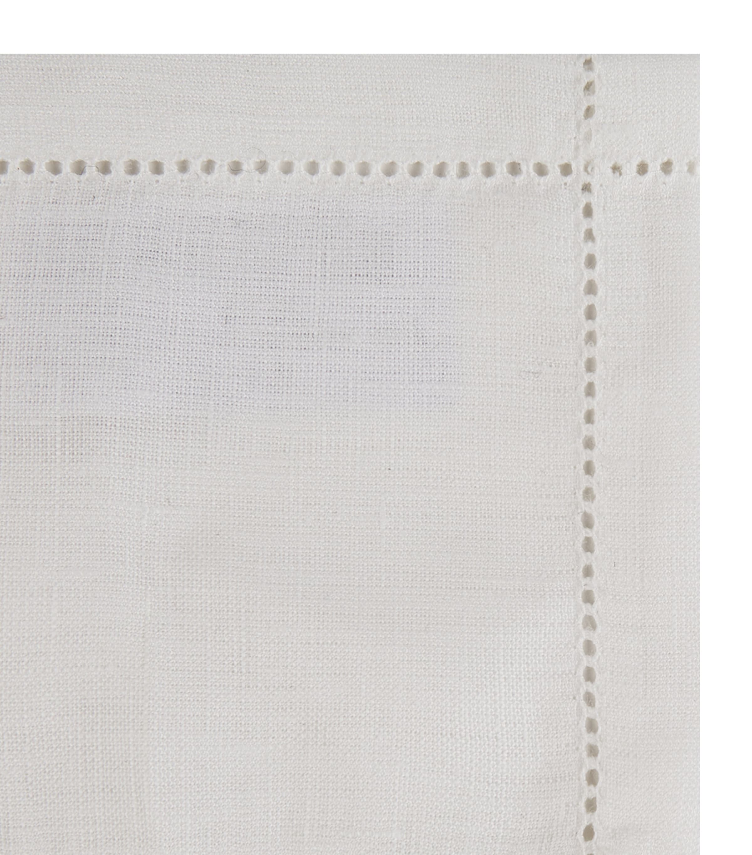 Hemstitch Edge Coaster (10cm) WHITE Image 2