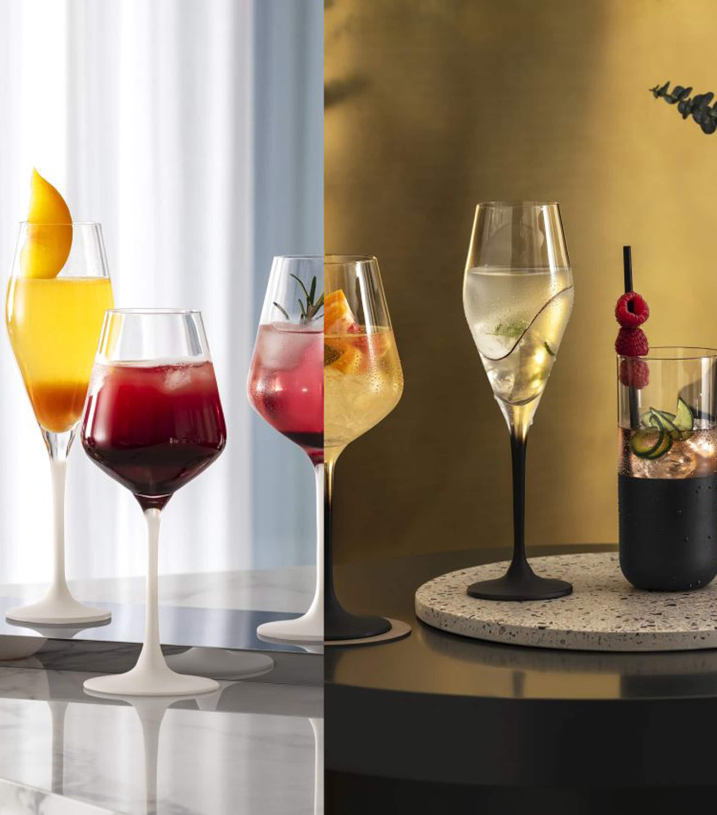 Set of 4 Manufacture Rock Blanc Shot Glasses (64ml) WHITE Image 2