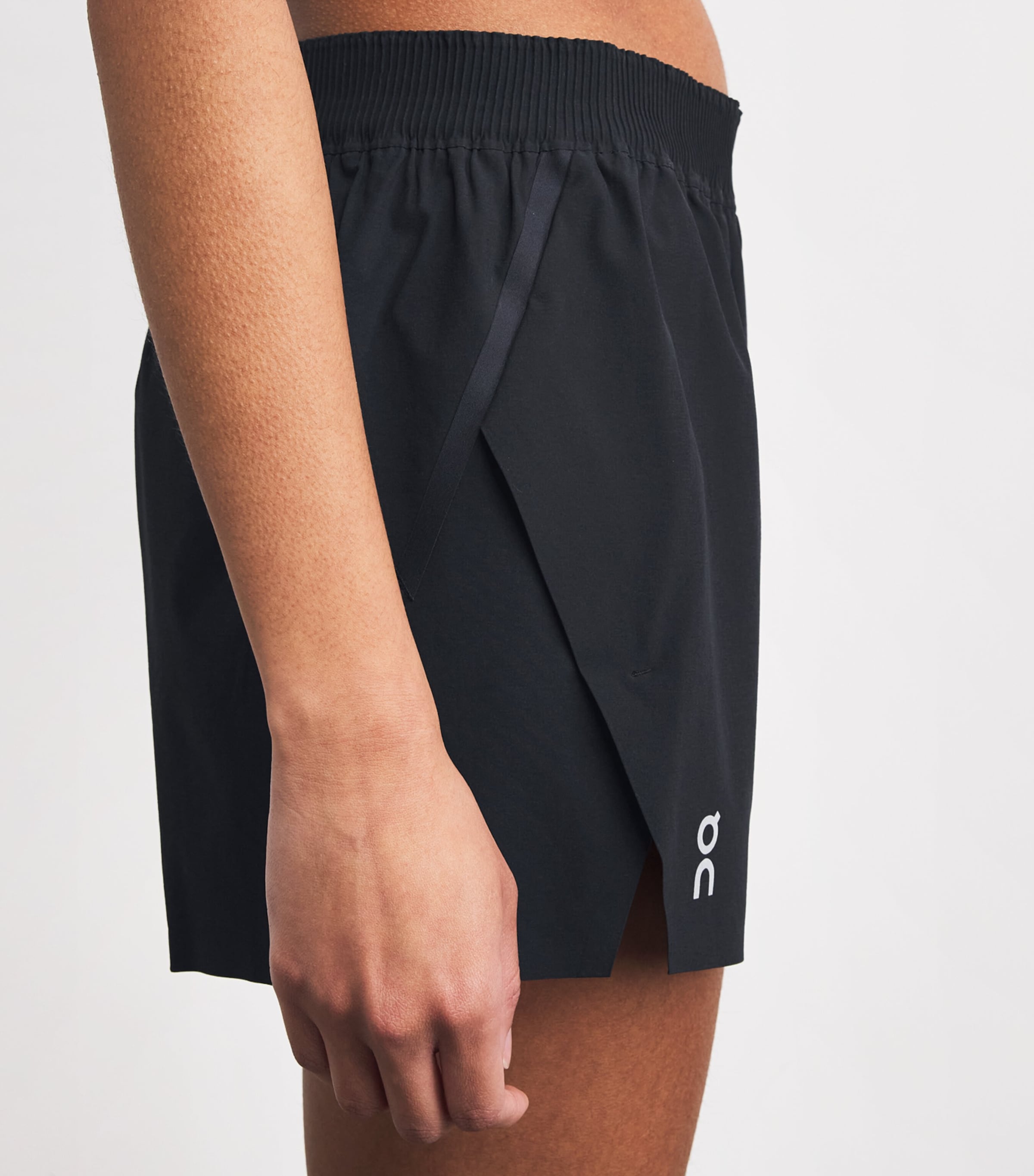 On Womens Train Shorts Black Image 3