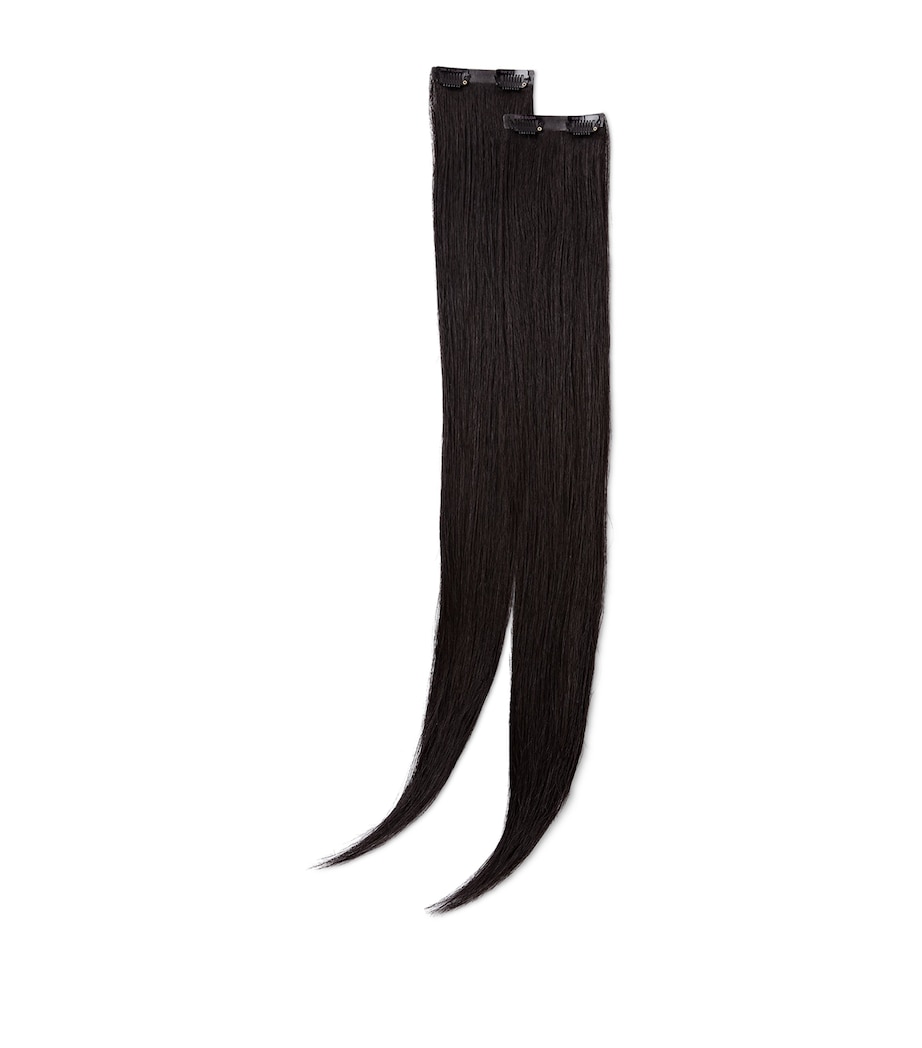 Beauty Works x Huda BARELY THERE Mix & Match Minis Clip-In Hair Extensions (20") MIDNIGHT KOHL Image 1