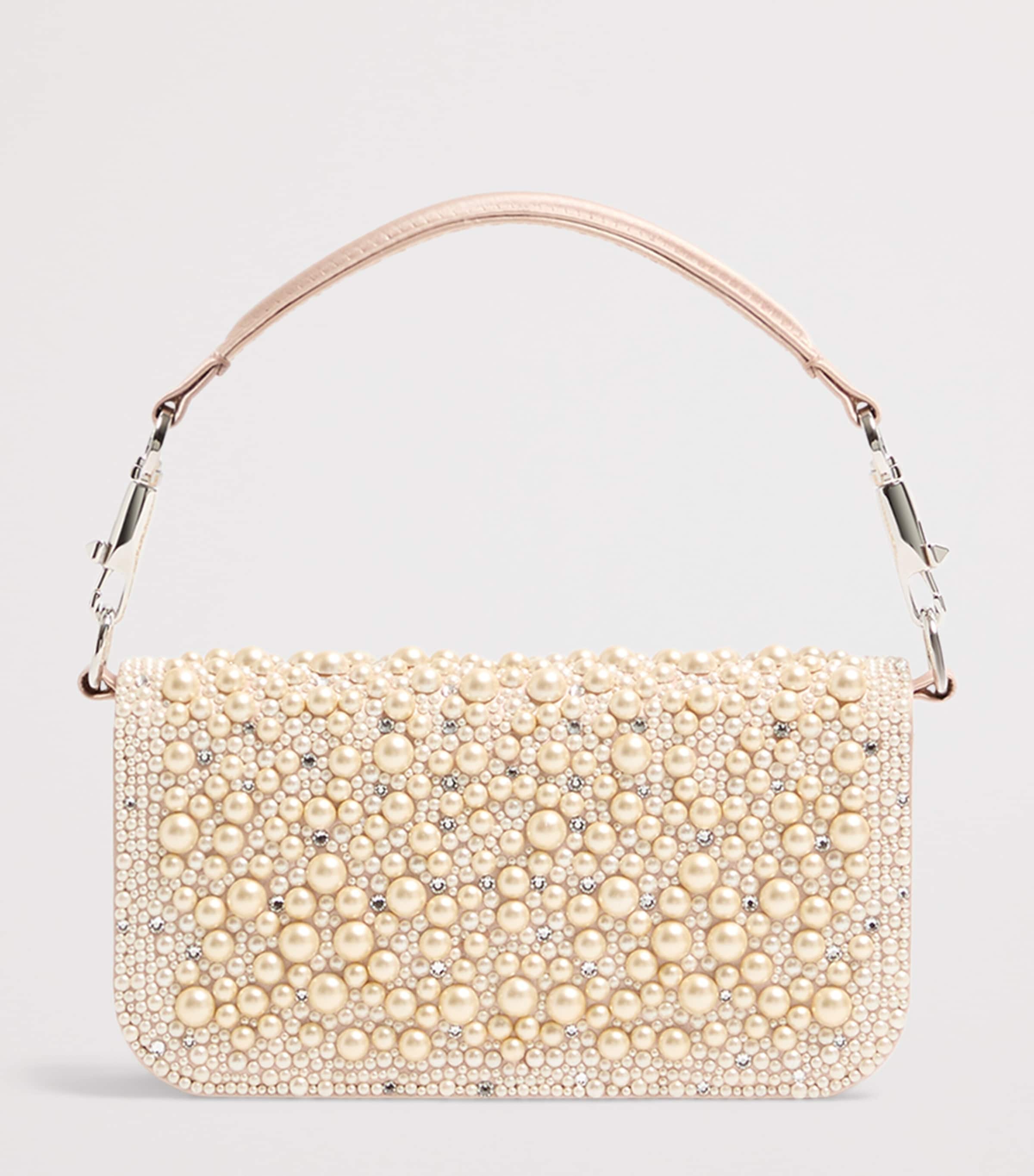 Valentino Garavani Small Embellished Locò Shoulder Bag Ddy Image 3