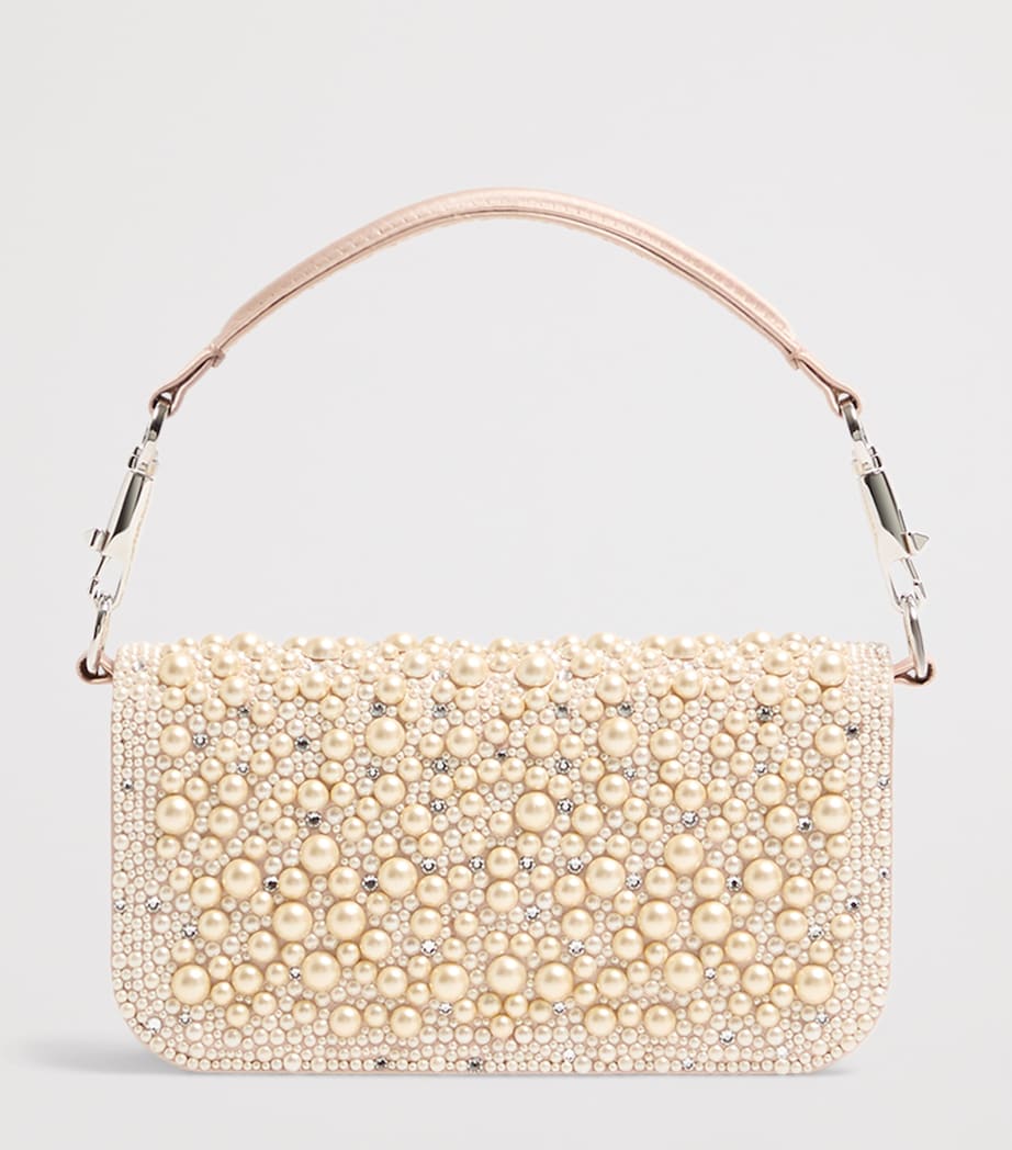 Valentino Garavani Small Embellished Locò Shoulder Bag Ddy Image 3