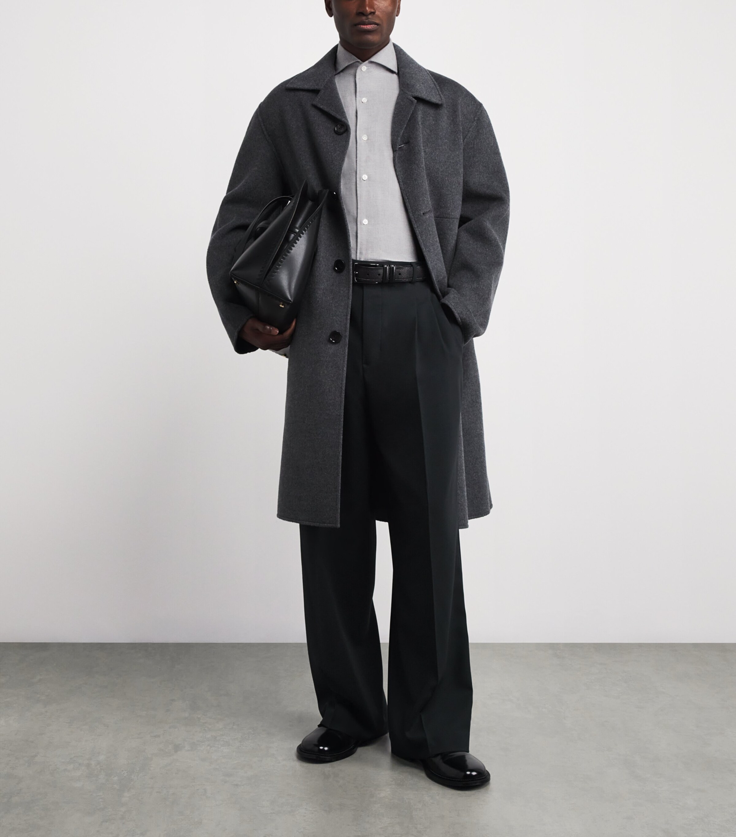 Cotton-Cashmere Shirt GREY Image 2