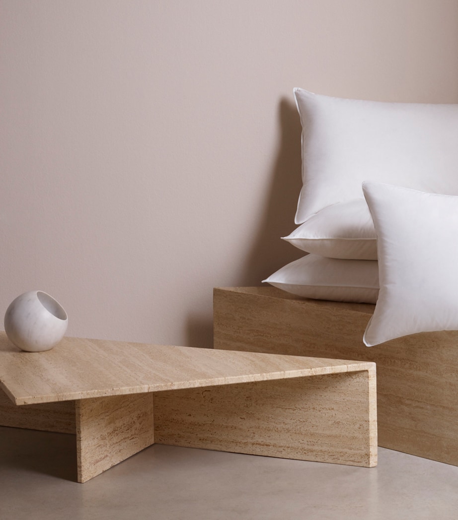 Medium Goose Down King Pillow (50cm x 90cm) WHITE Image 4