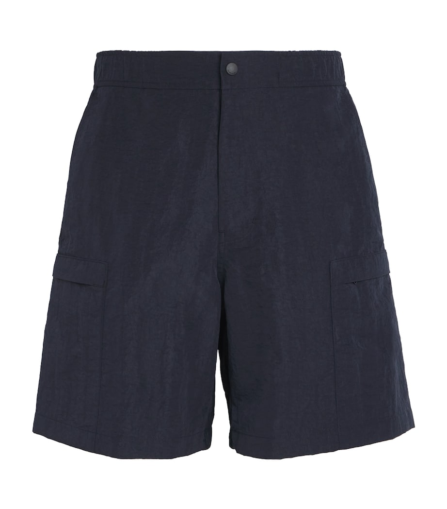 Le 17 Septembre Mens Tailored Shorts Navy Image 1