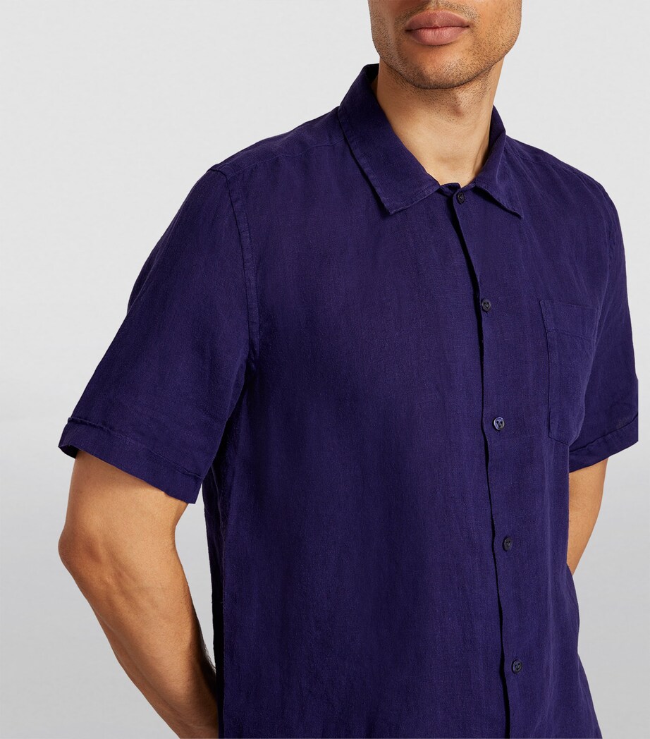 Linen Charlie Shirt 605 MIDNIGHT Image 6