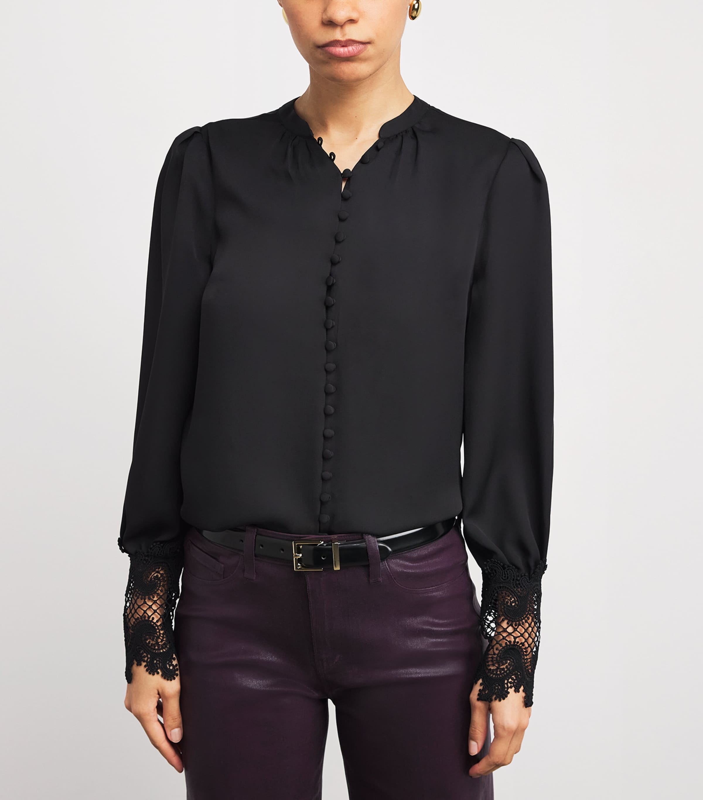 Leather Belt BLACK Image 2