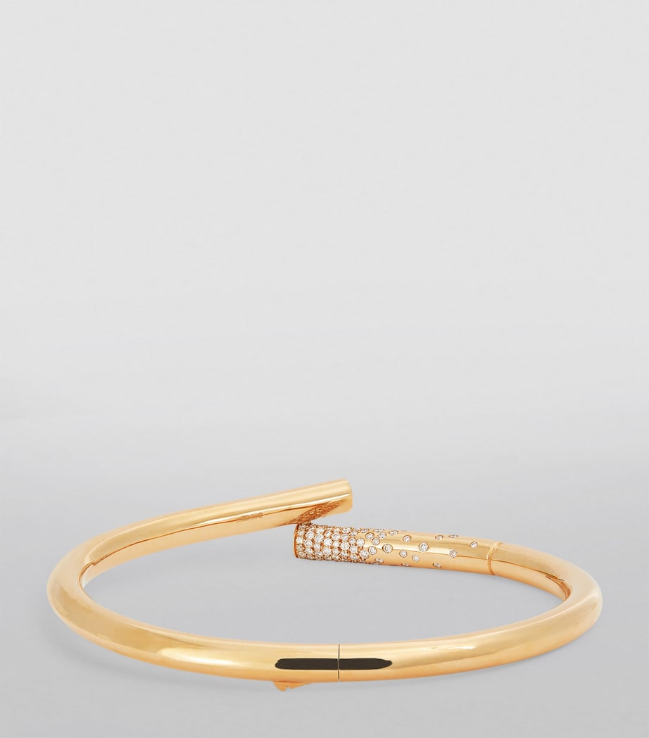 Yellow Gold and Diamond Oera Bangle YELLOW GOLD Image 2