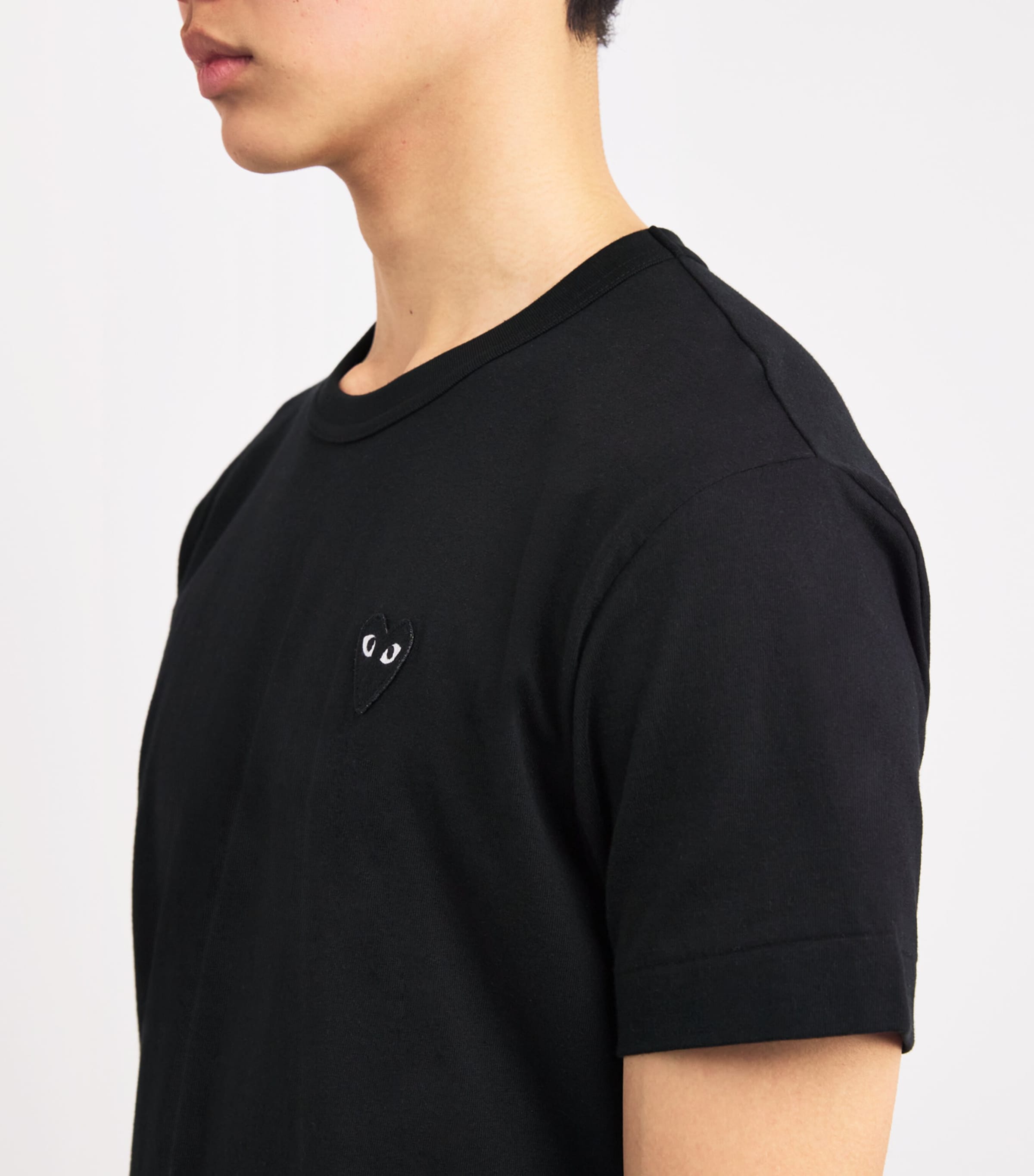 Heart Logo T-Shirt BLACK Image 6