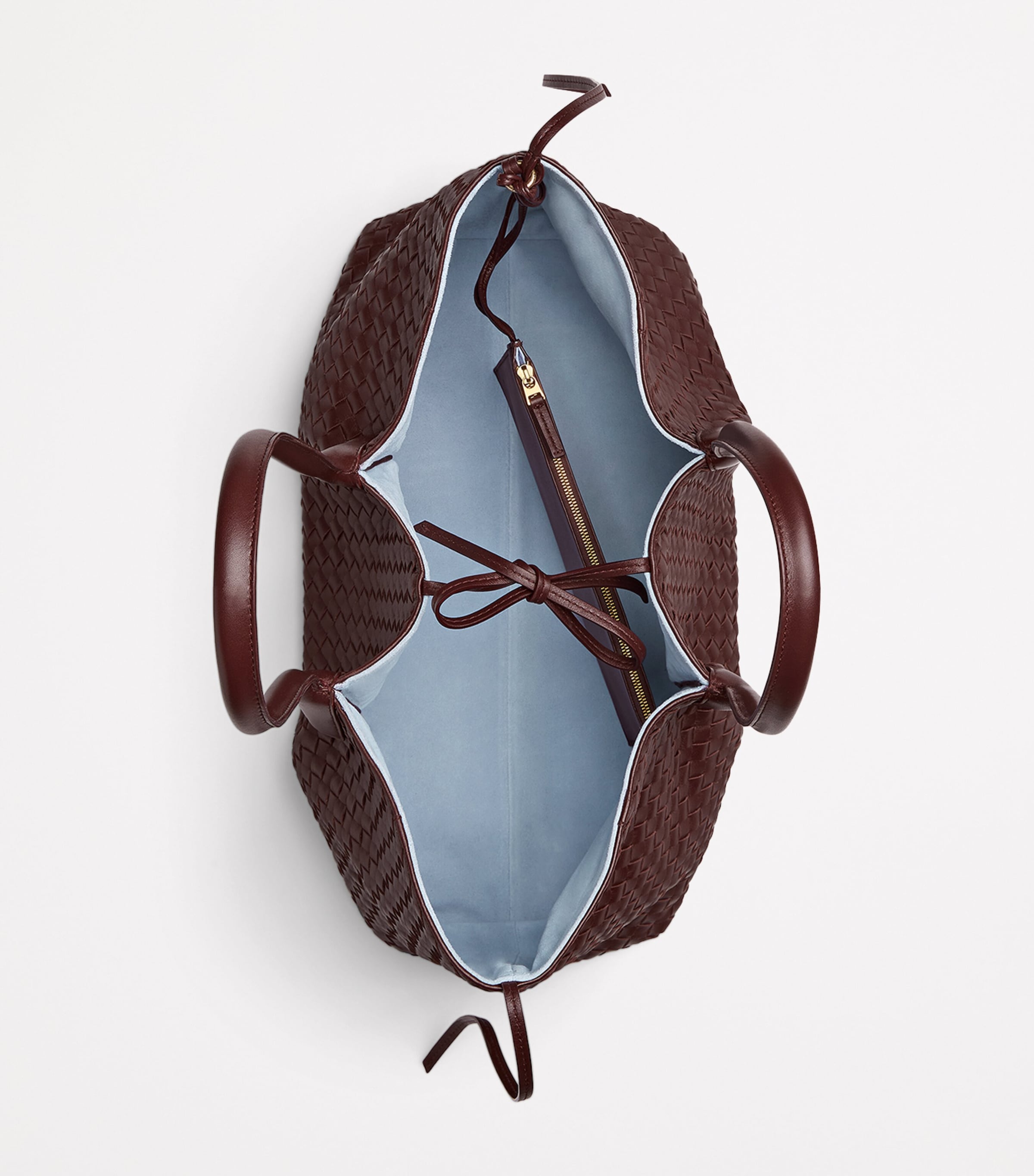 Bottega Veneta Medium Leather Intrecciato Pinacoteca Tote