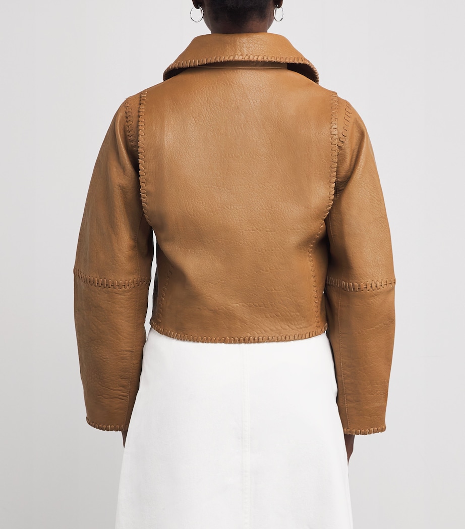 Leather Rowani Jacket 1CL CORNSTALK Image 4