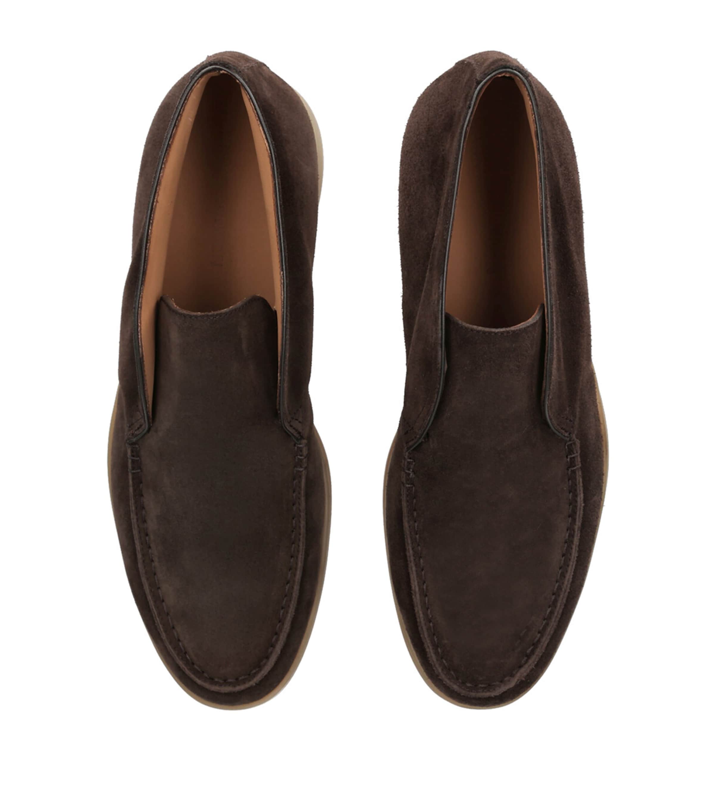 HARRYS OF LONDON Brown Suede Chukka Boots Hi Sneakers Shoes Size US10.5 EU44.5 Harrys London Brown Suede Tower Boots | Harrods AE main image 2