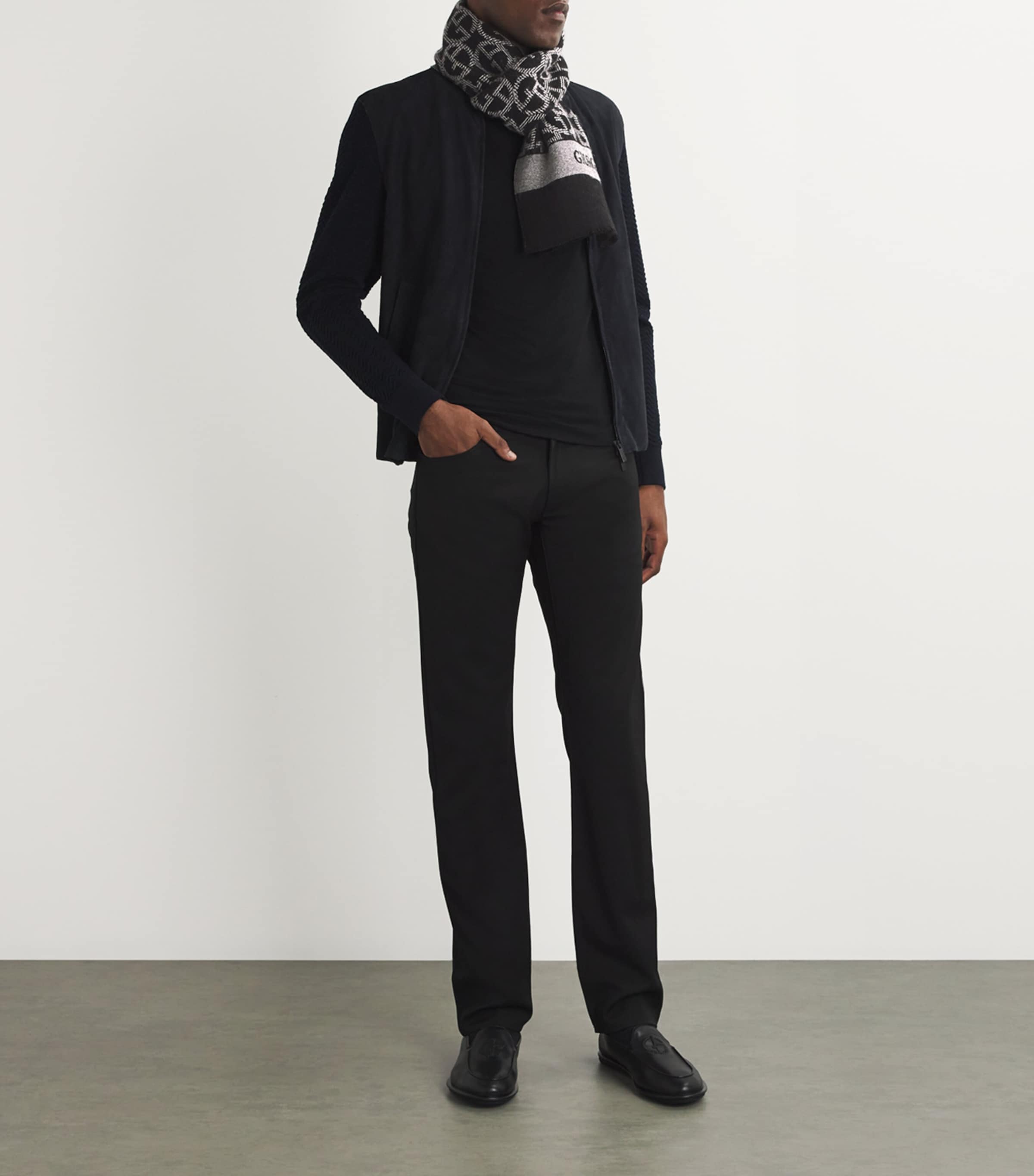 Wool Monogram Jacquard Scarf 20 Image 2