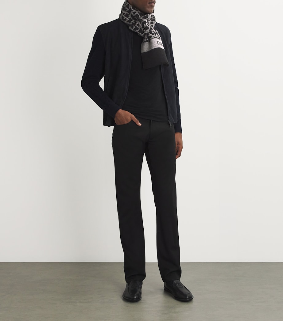 Wool Monogram Jacquard Scarf 20 Image 2