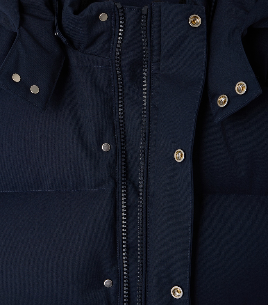 Bonpoint Waterproof Down Puffer Jacket (4-8 Years) Marine Image 4