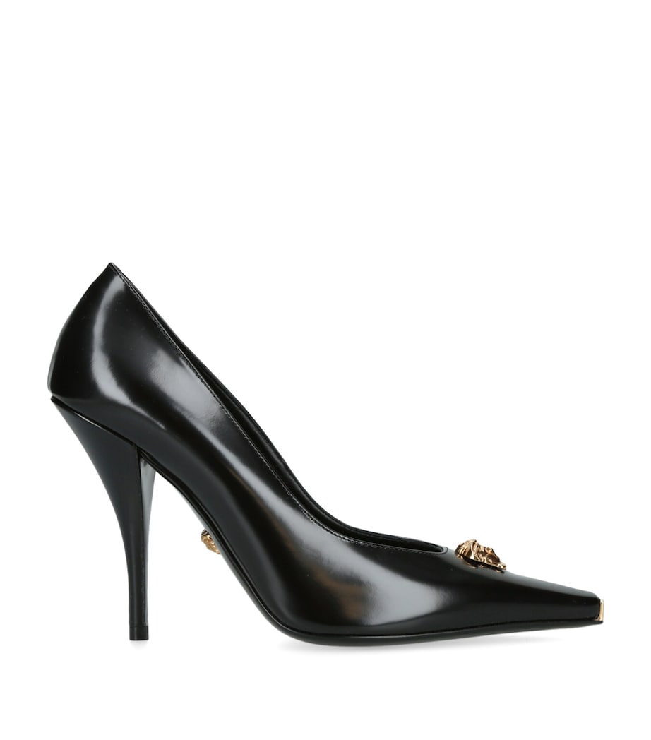 Leather La Medusa Pumps 105 BLACK Image 1
