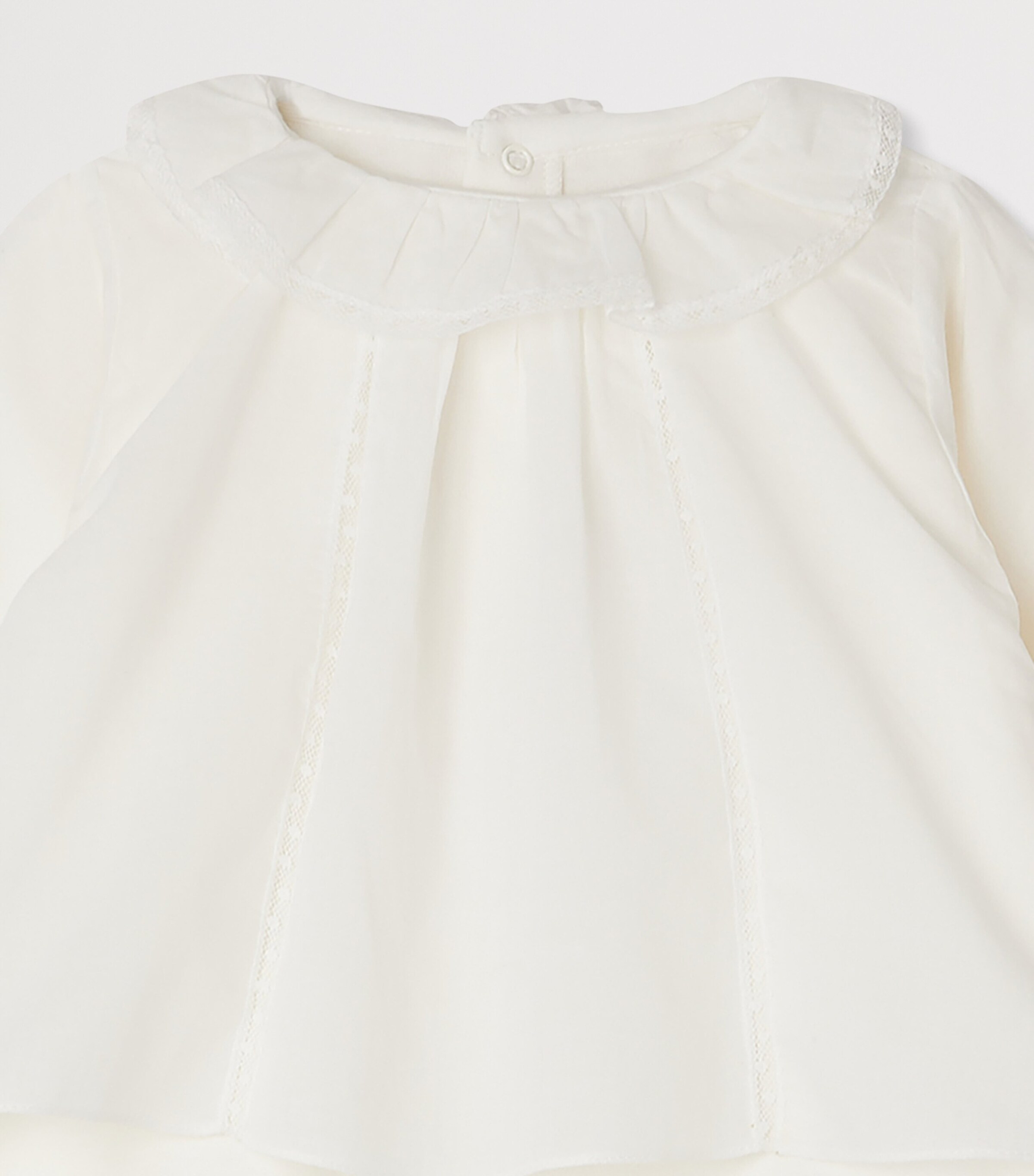 Bonpoint Cotton All-In-One Pyjamas Upb Blanc Lait Image 3