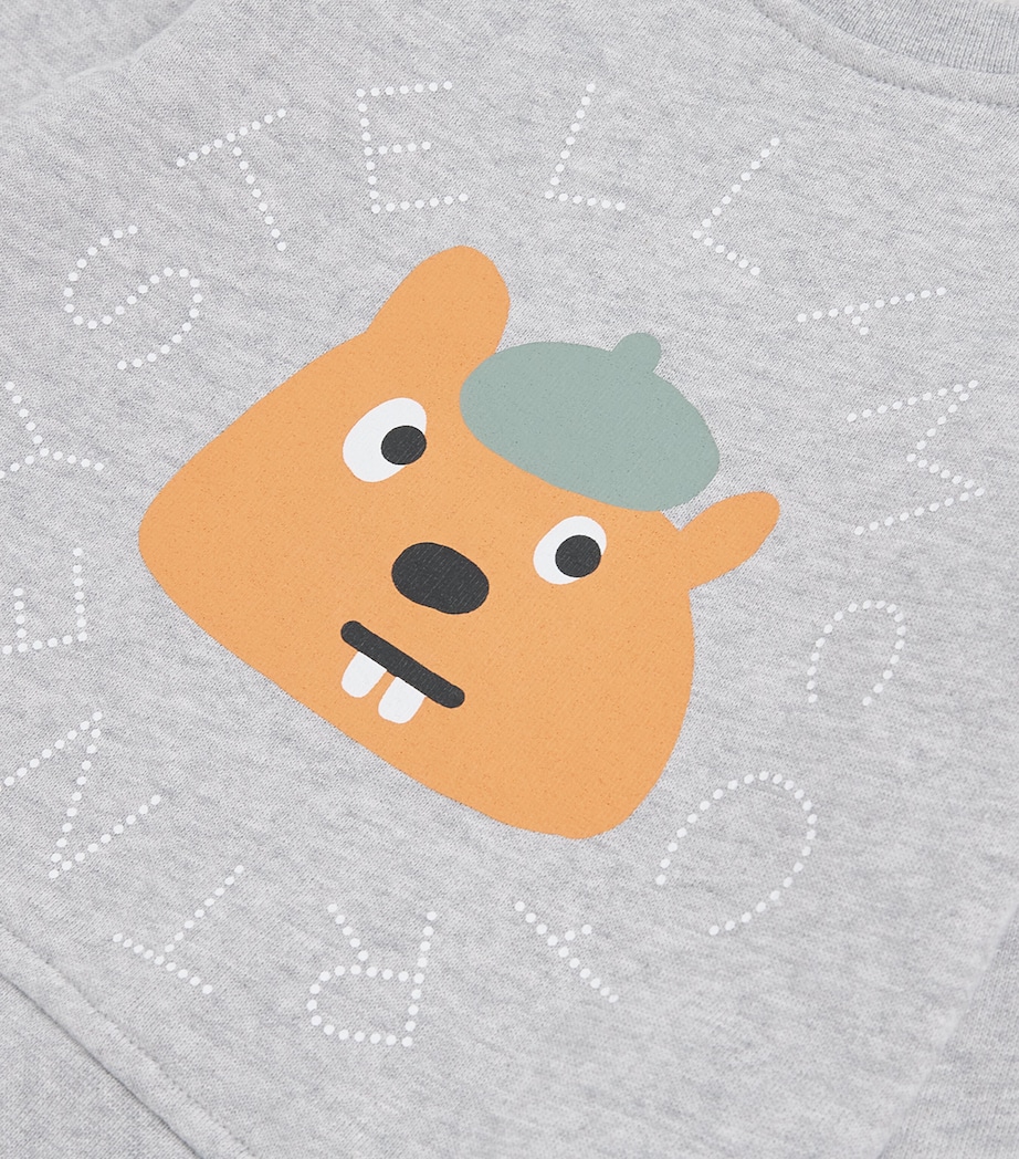 Squirrel Print Sweatshirt (3-36 Months) 807GRIGIO MEDIO MEL. Image 3