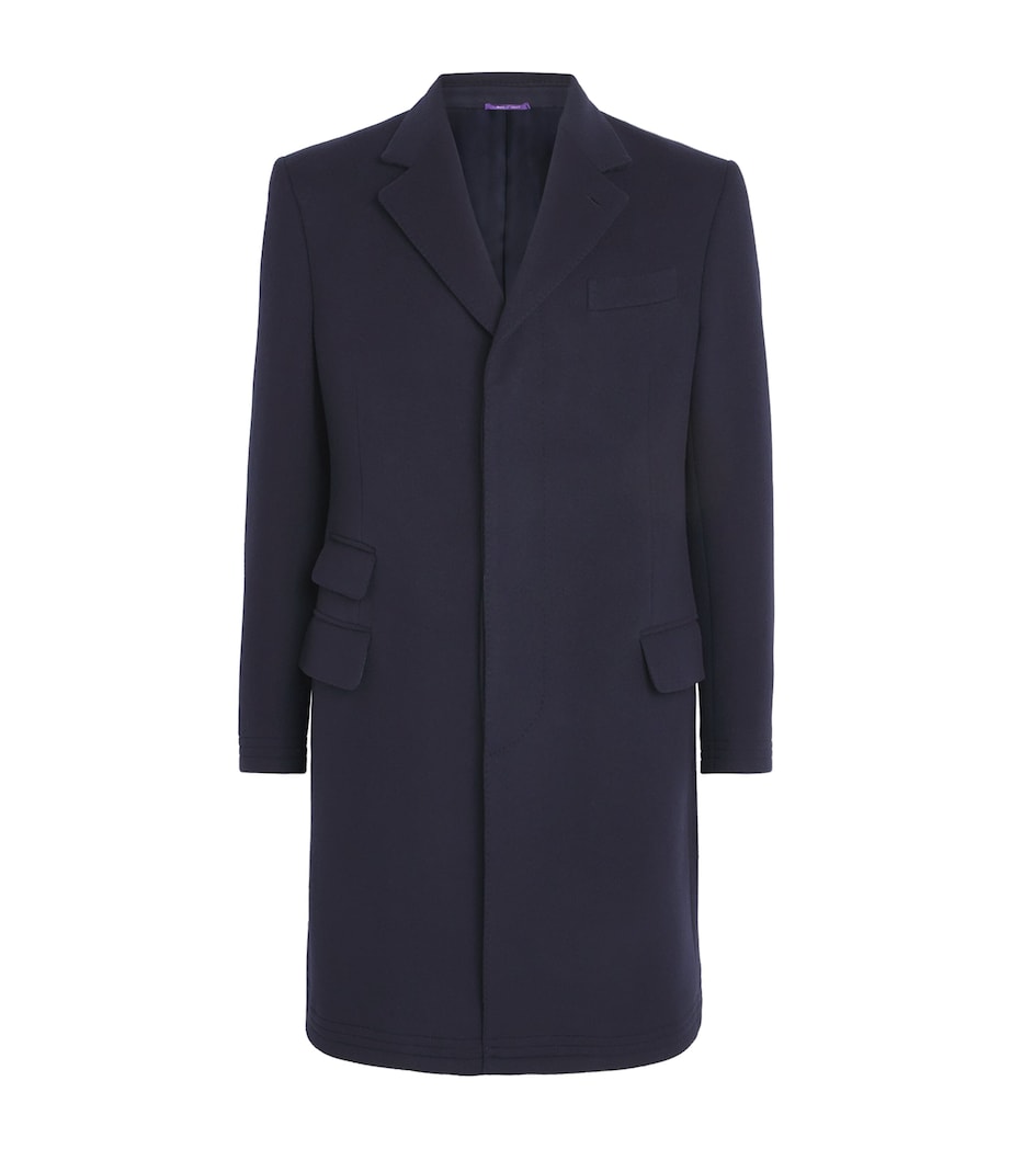 Wool-Blend Kent Overcoat NAVY Image 1