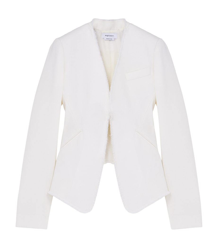 Wool Deconstructed Peplum Jacket 9015 Image 1