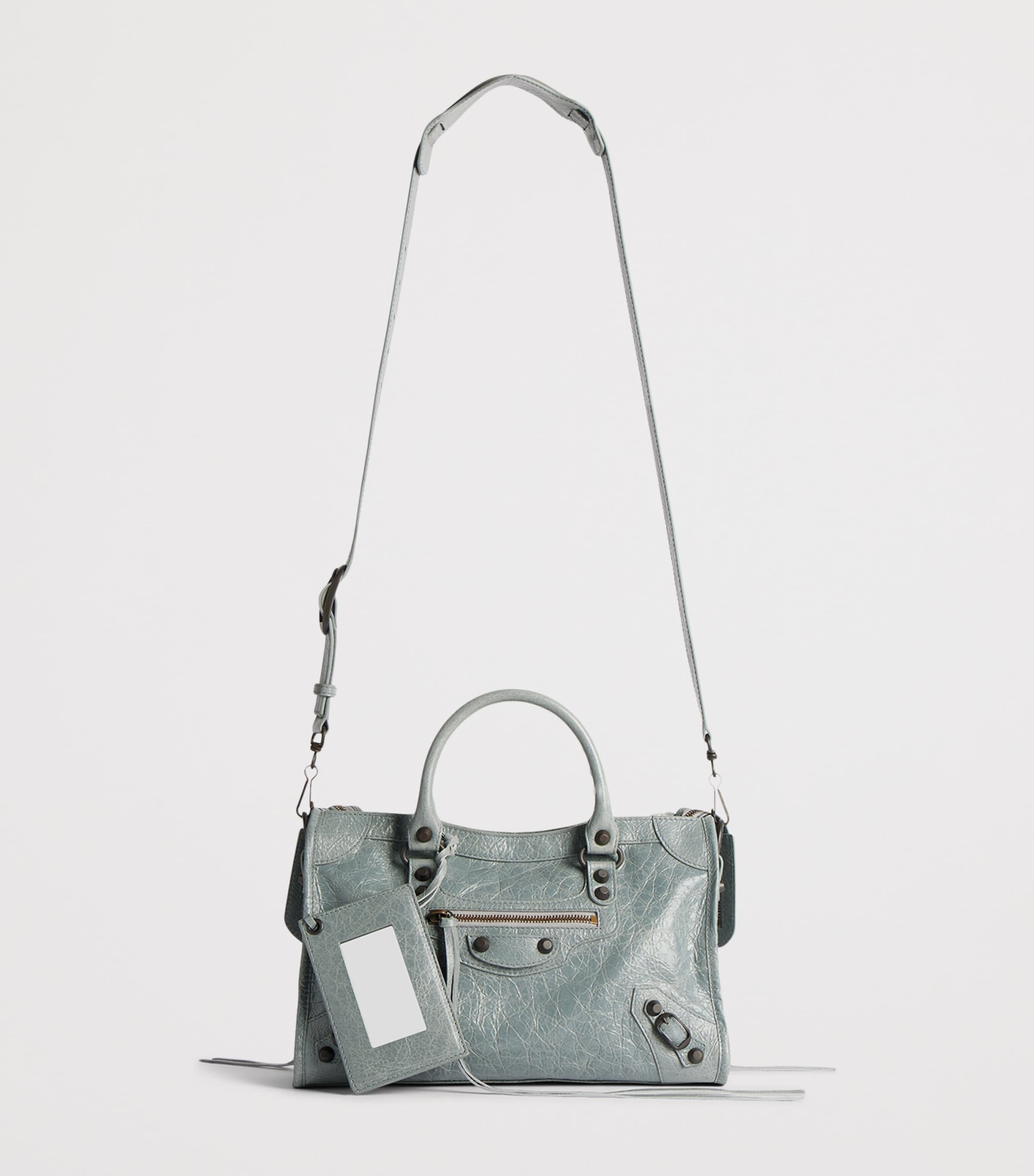 Balenciaga Small Lambskin Le City Top-Handle Bag Image 2