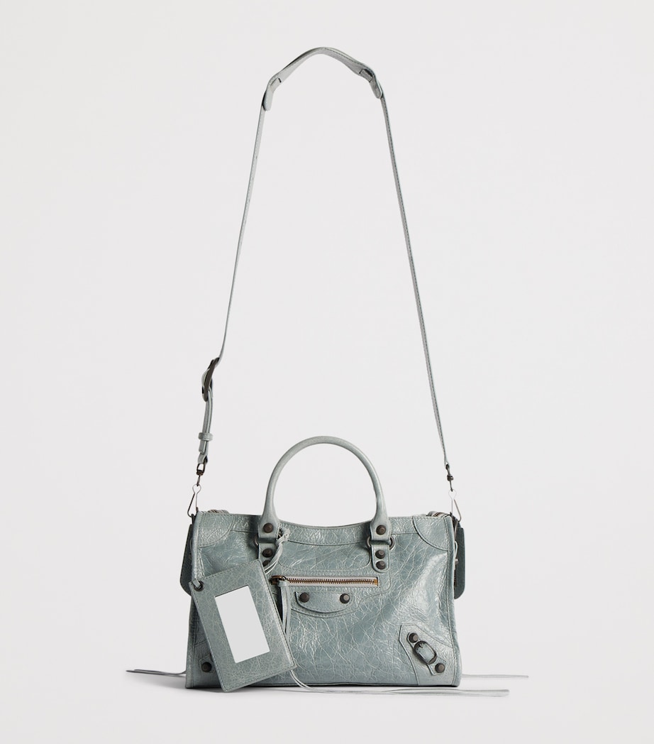 Balenciaga Small Lambskin Le City Top-Handle Bag Image 2