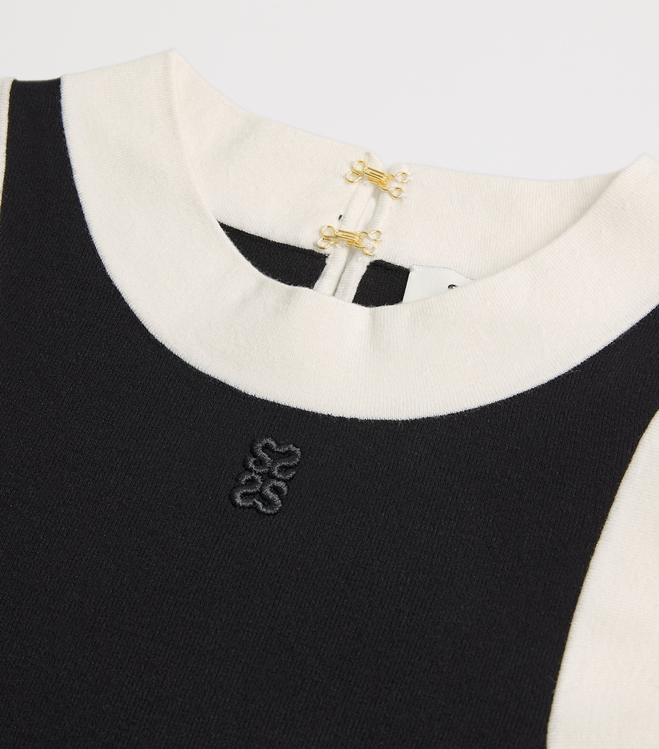 Knitted Bodysuit BLACK Image 5