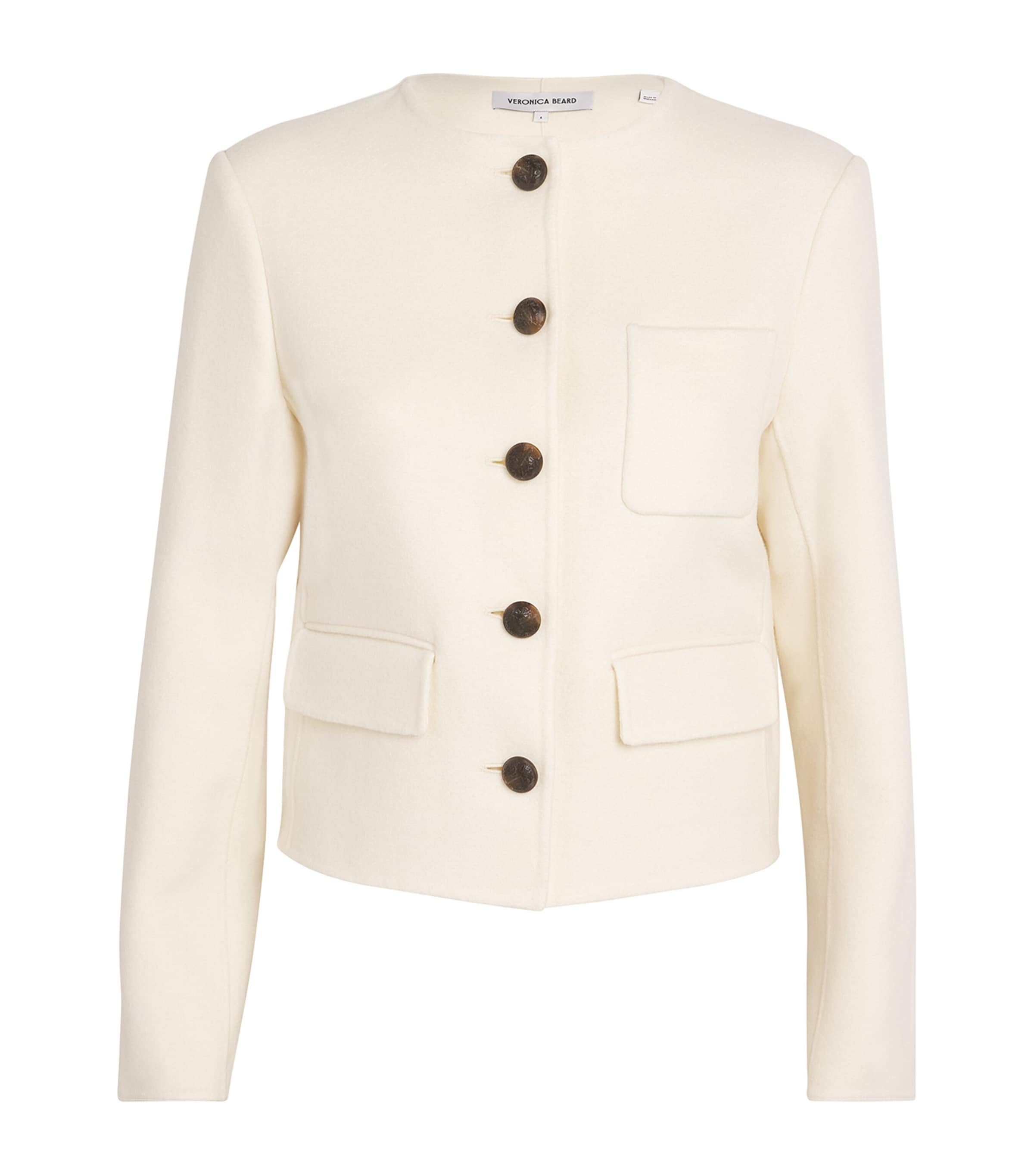 Veronica Beard Wool-blend Lyssa Jacket In Ivory