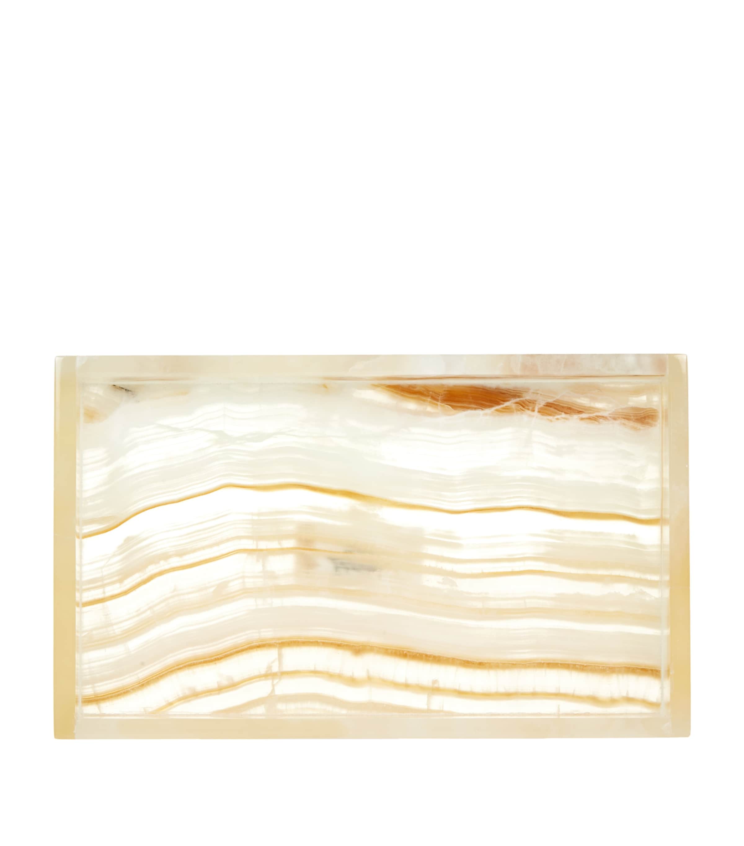 Ambarino Onyx Tray WHITE Image 2
