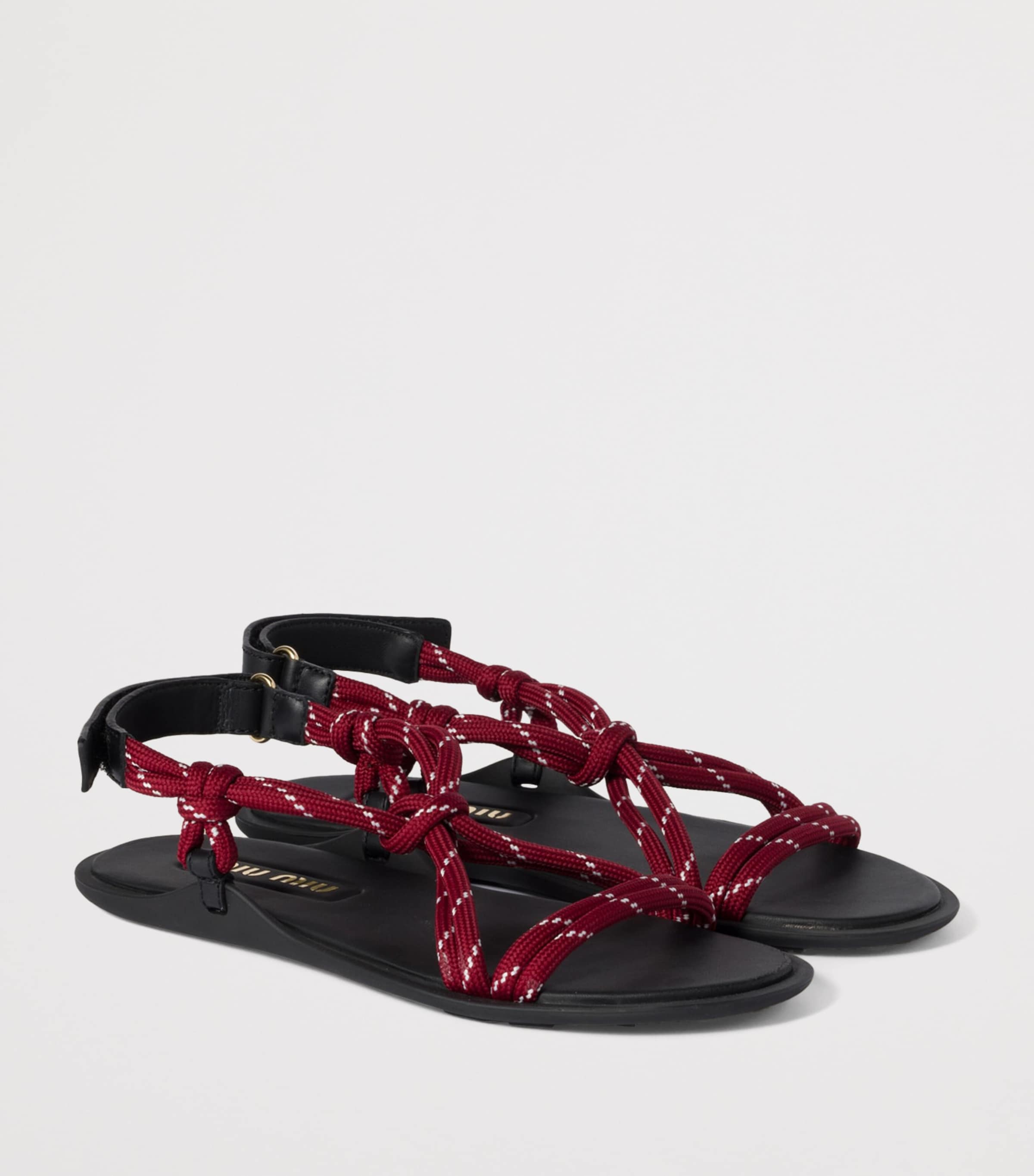 Miu Miu Cord Rivière Sandals Image 2
