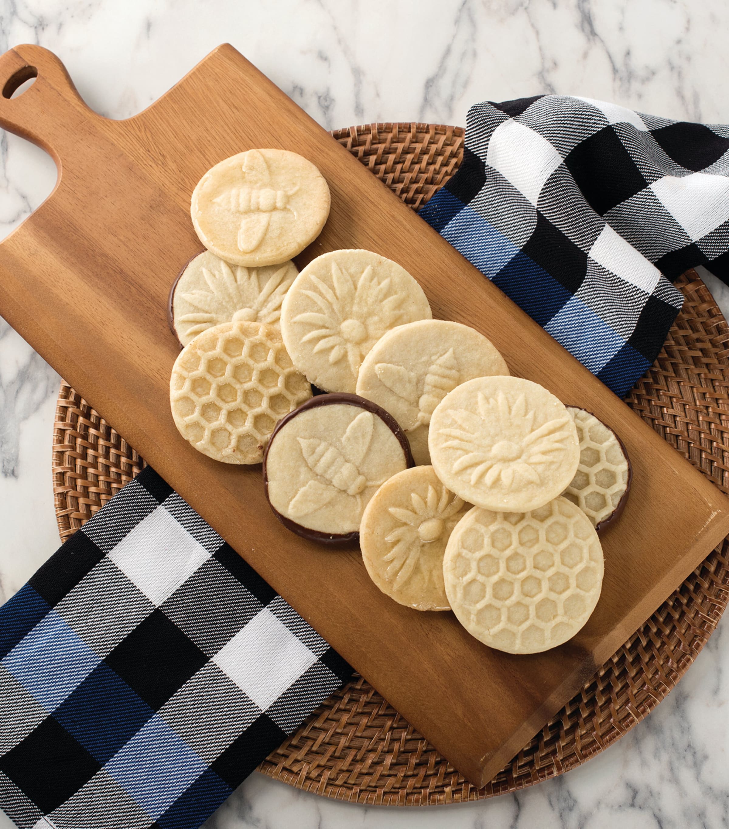 Honey Bee Cast Cookie Stamps (Set Of 3) SILVER Image 4