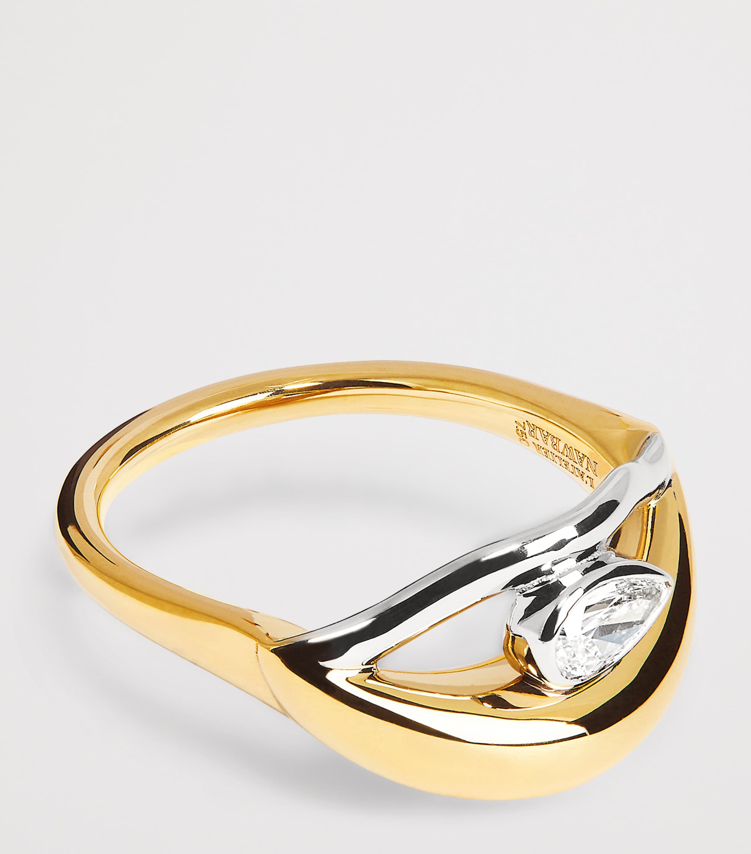 Mixed Gold and Diamond Salvatore Lot N*93 Ring (Size 46) MIXED GOLD Image 4