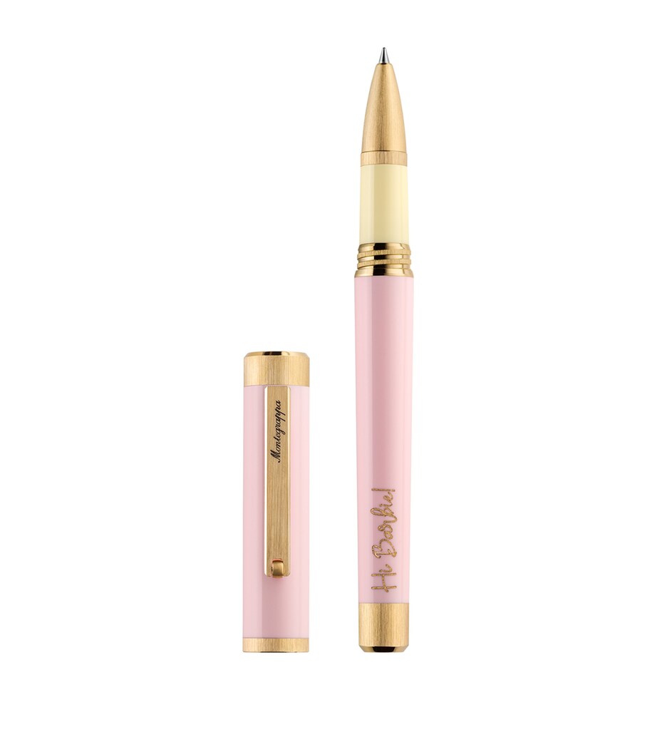 Barbie Rollerball Pen PINK/GOLD Image 4