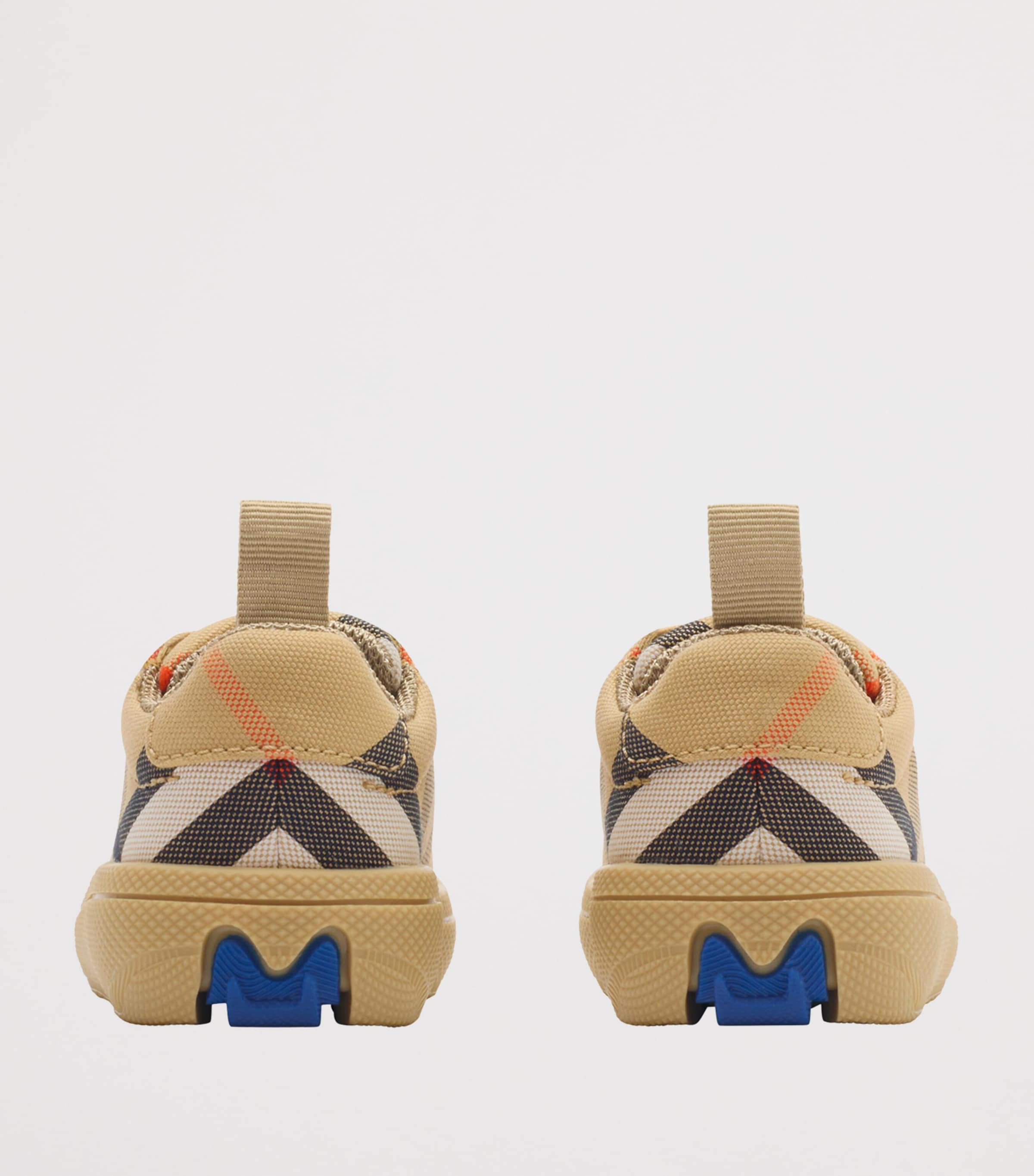 Cotton Check Sneakers SAND IP CHECK Image 3
