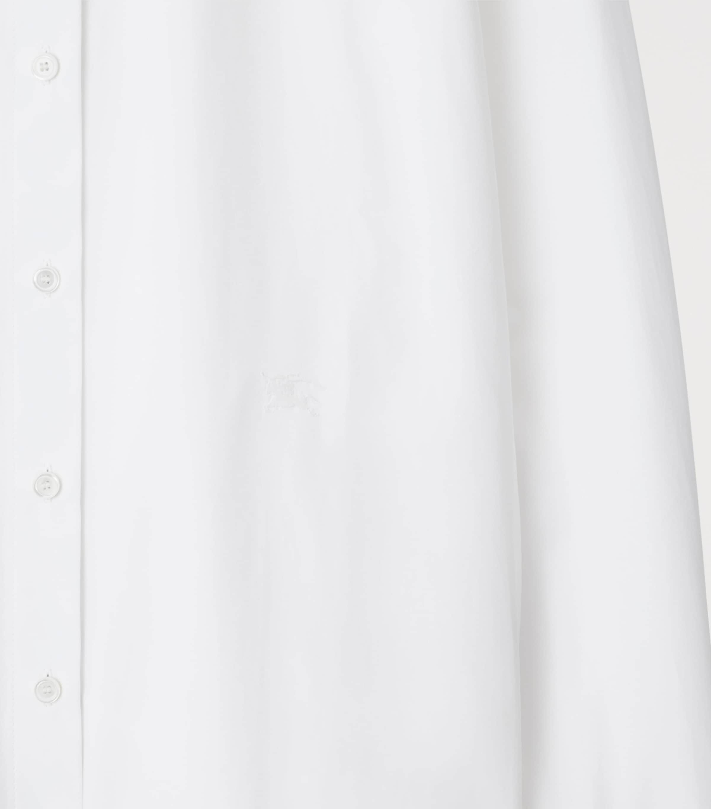 Burberry Womens Cotton Poplin Shirt White Image 5