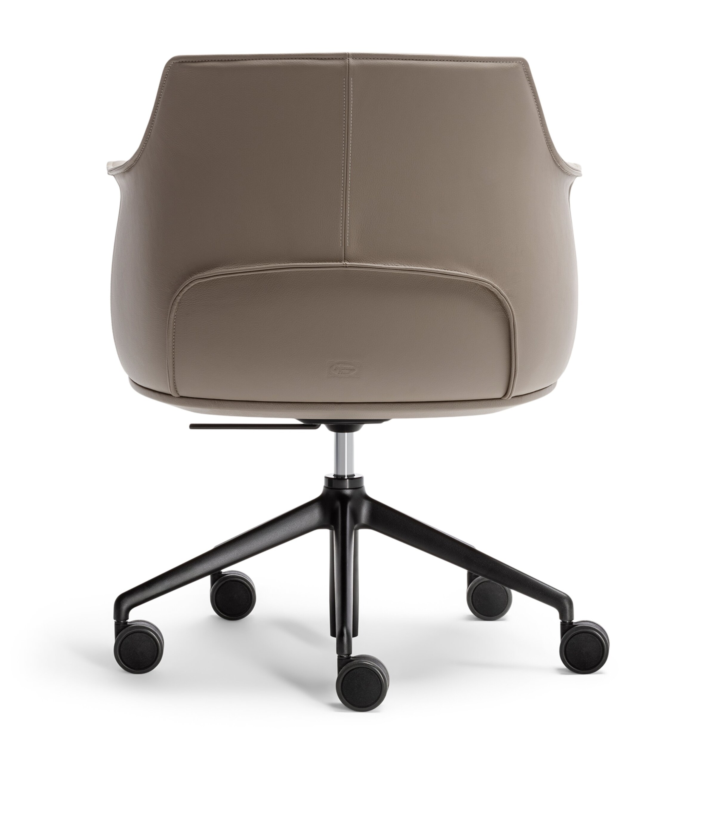 Poltrona Frau Leather Archibald Task Managerial Office Chair Pelle Sc/il Creta Image 4