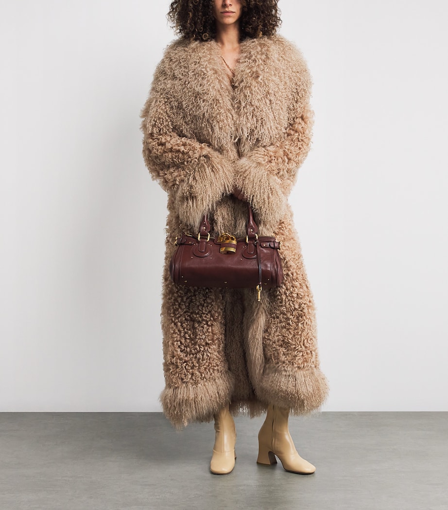 Leather Paddington Shoulder Bag CRAFTY BROWN Image 5