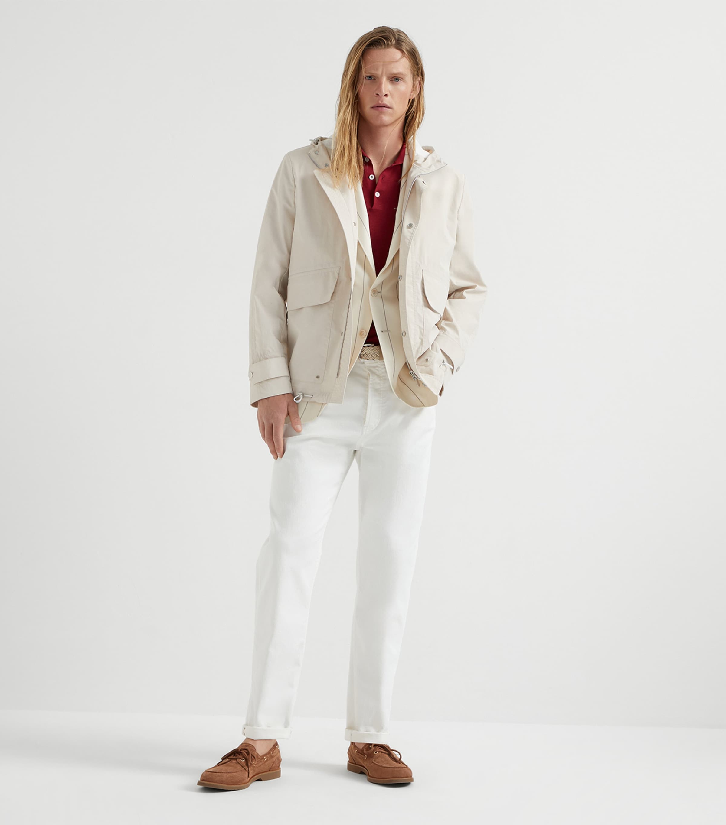 コート BRUNELLO CUCINELLI COTTON BLEND PARKA COAT Brunello Cucinelli Cotton Bonded Parka | Harrods UK