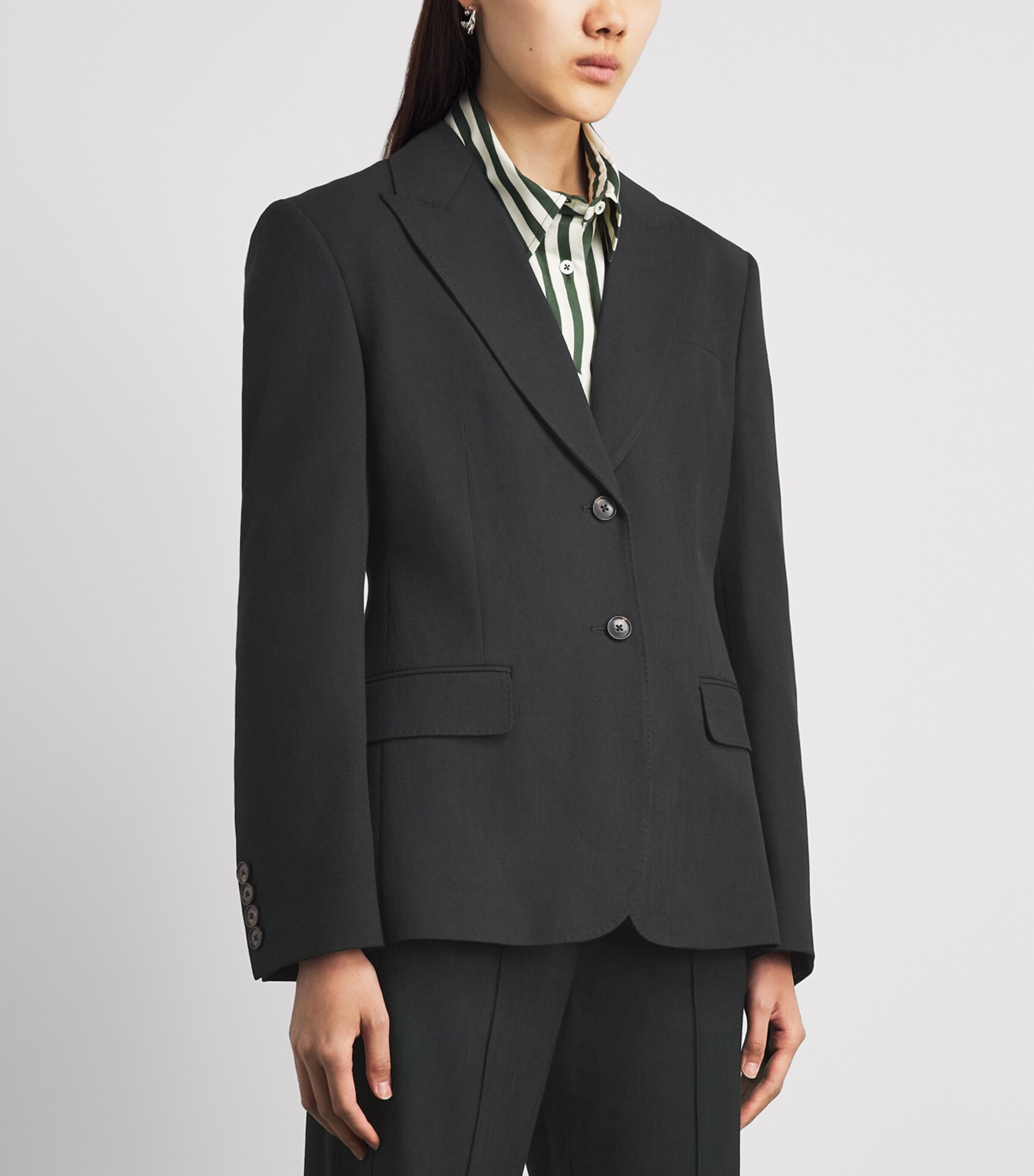 ME+EM Womens Sharp Contour Blazer Black Image 4
