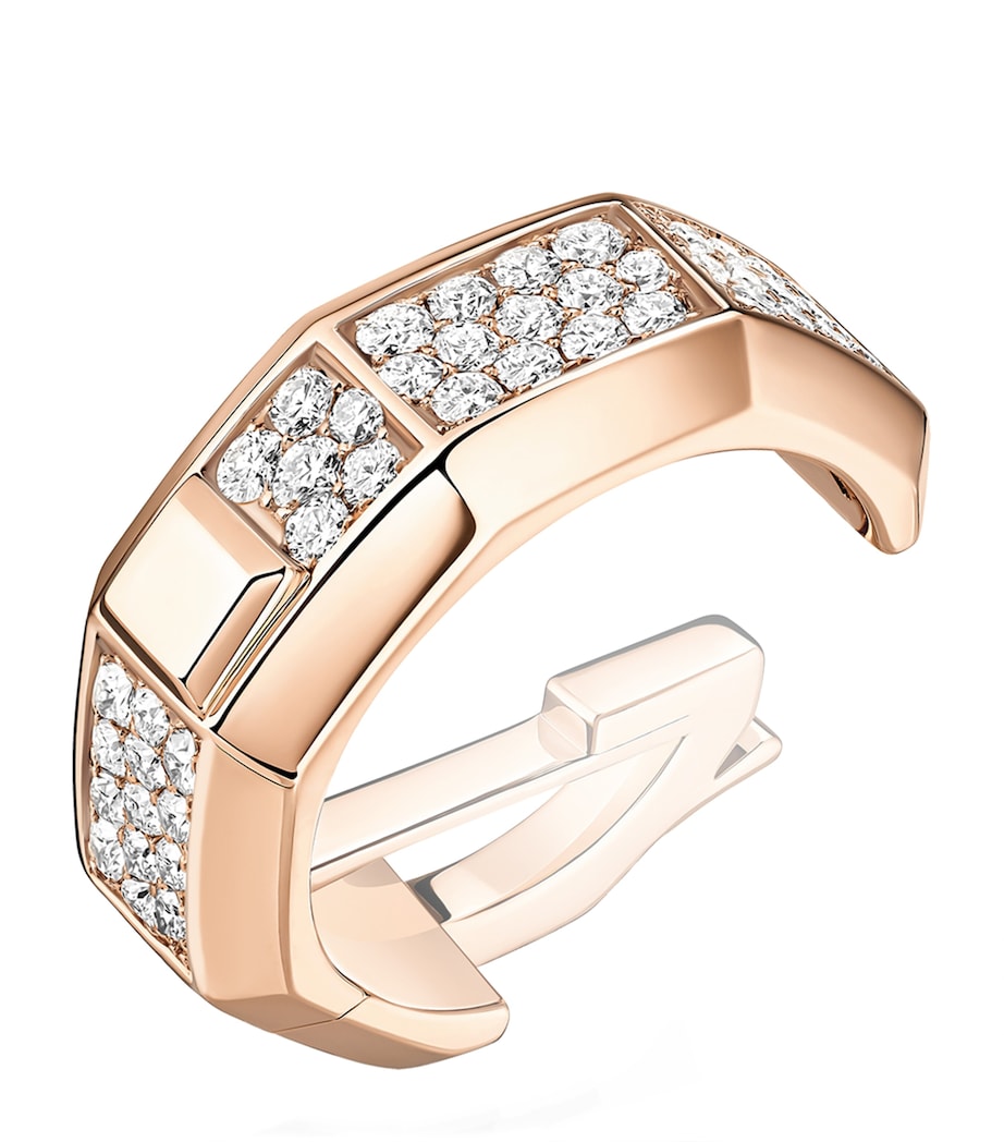 Messika Moderniste Pink Gold and Diamond Ear Cuff Pink Gold Image 1