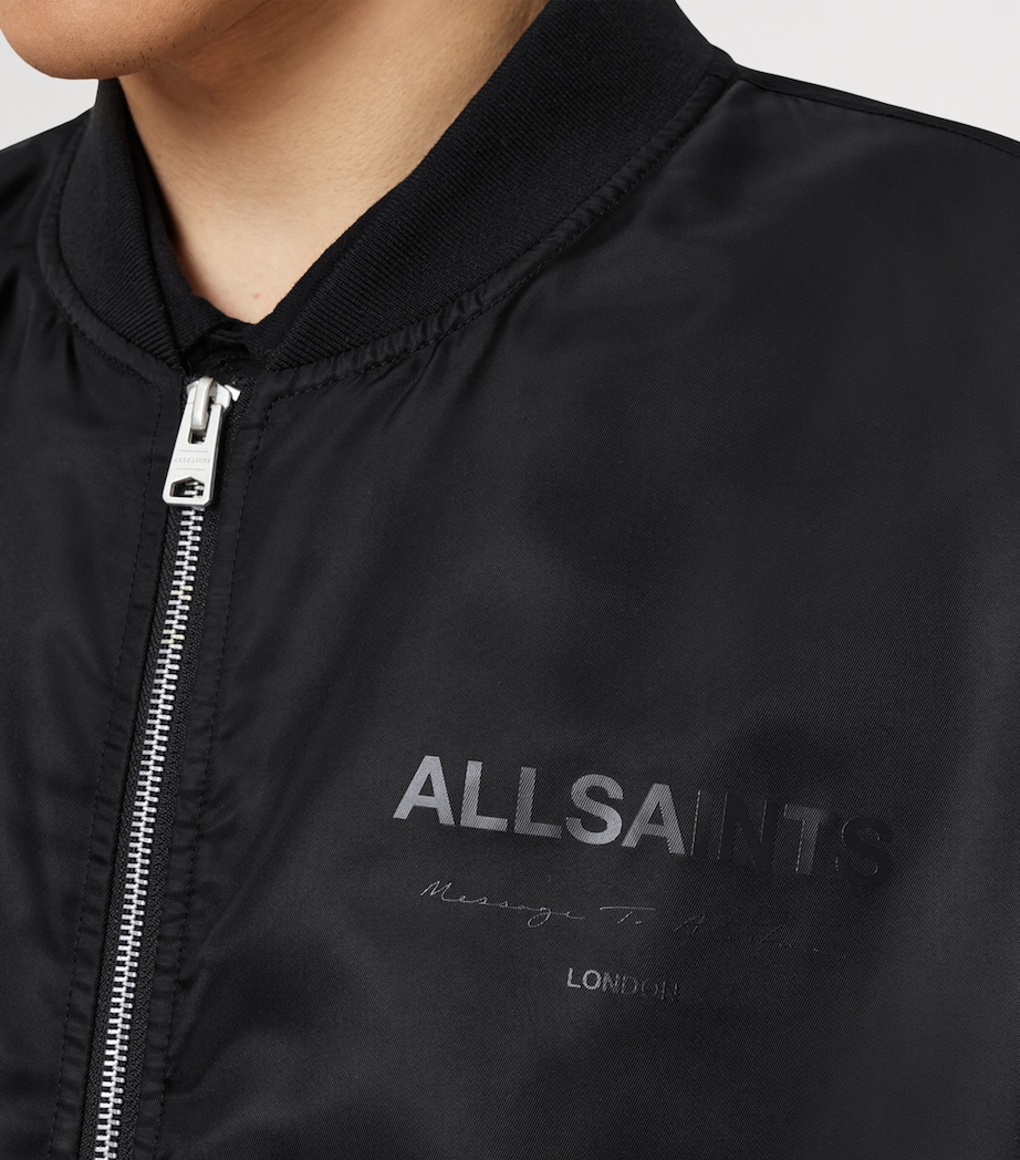 Logo Bomber Jacket BLACK Image 8