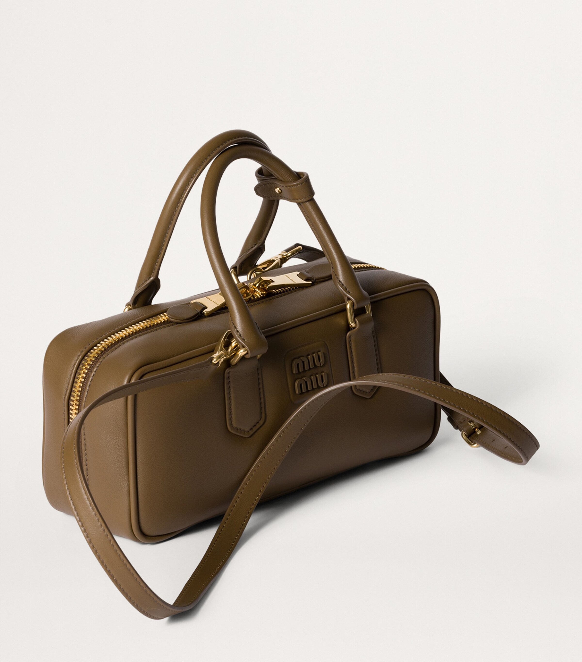 Leather Arcadie Top-Handle Bag F0244 Image 2