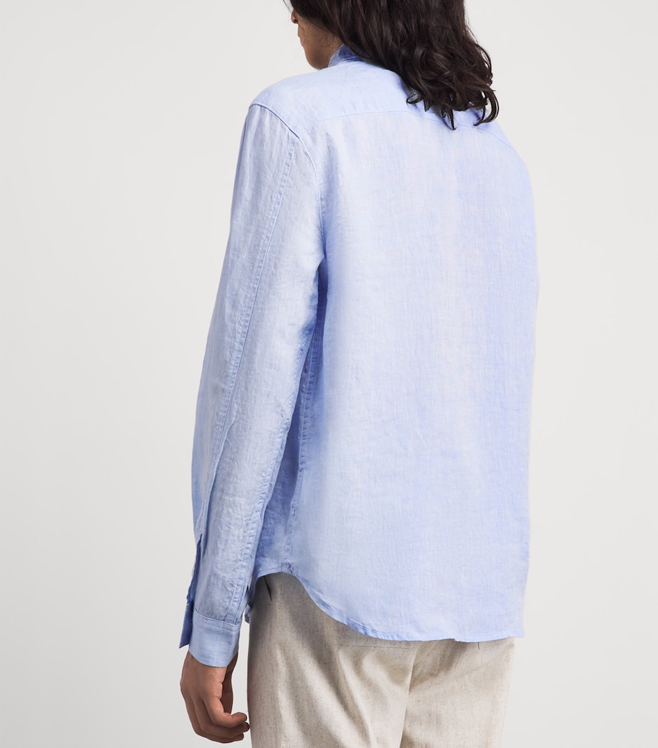 Citizens of Humanity Mens Linen Shirt Glint Image 5