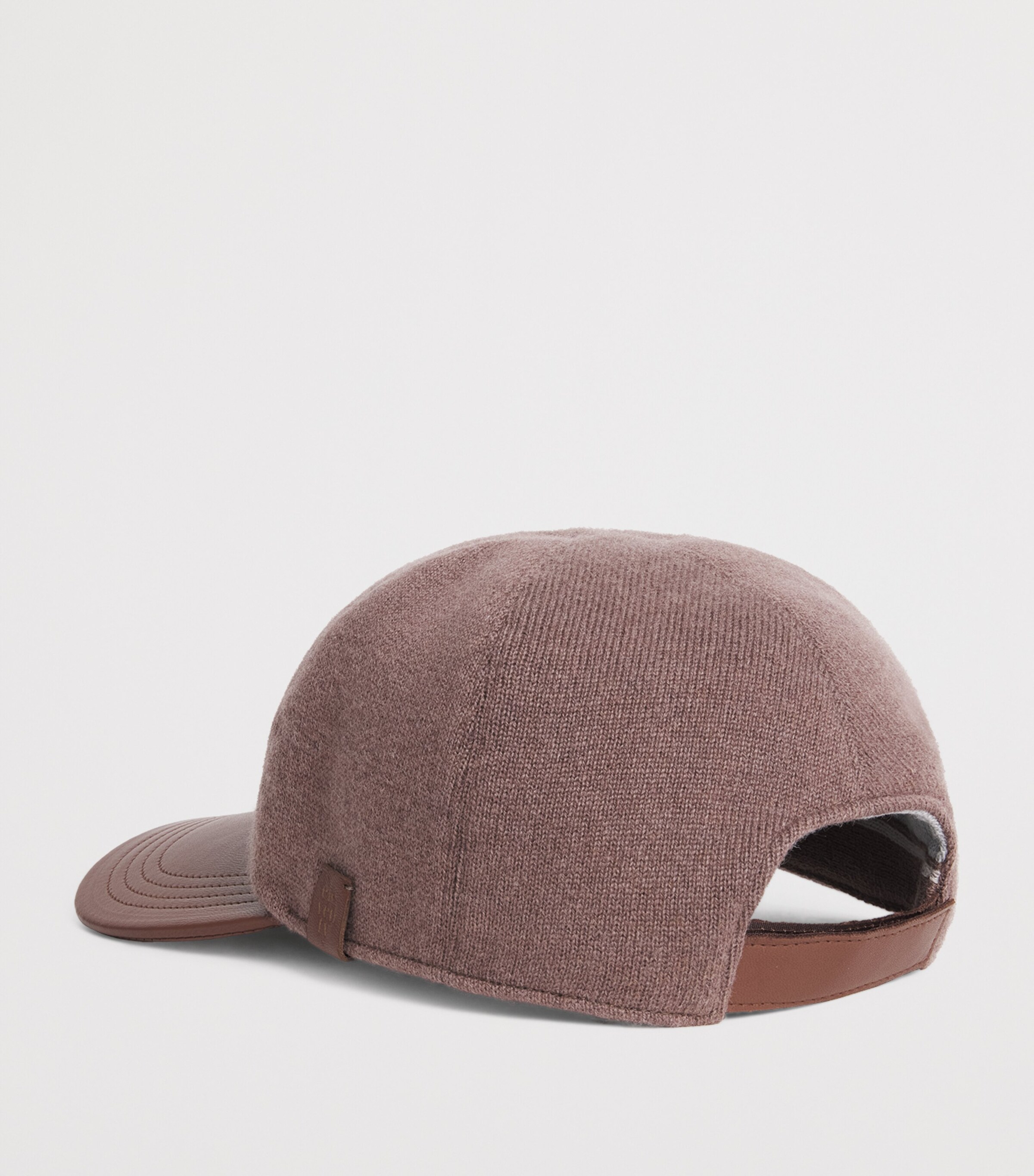 Eleventy Cashmere Wool-Lined Embroidered Baseball Cap Moro E Moro Image 3