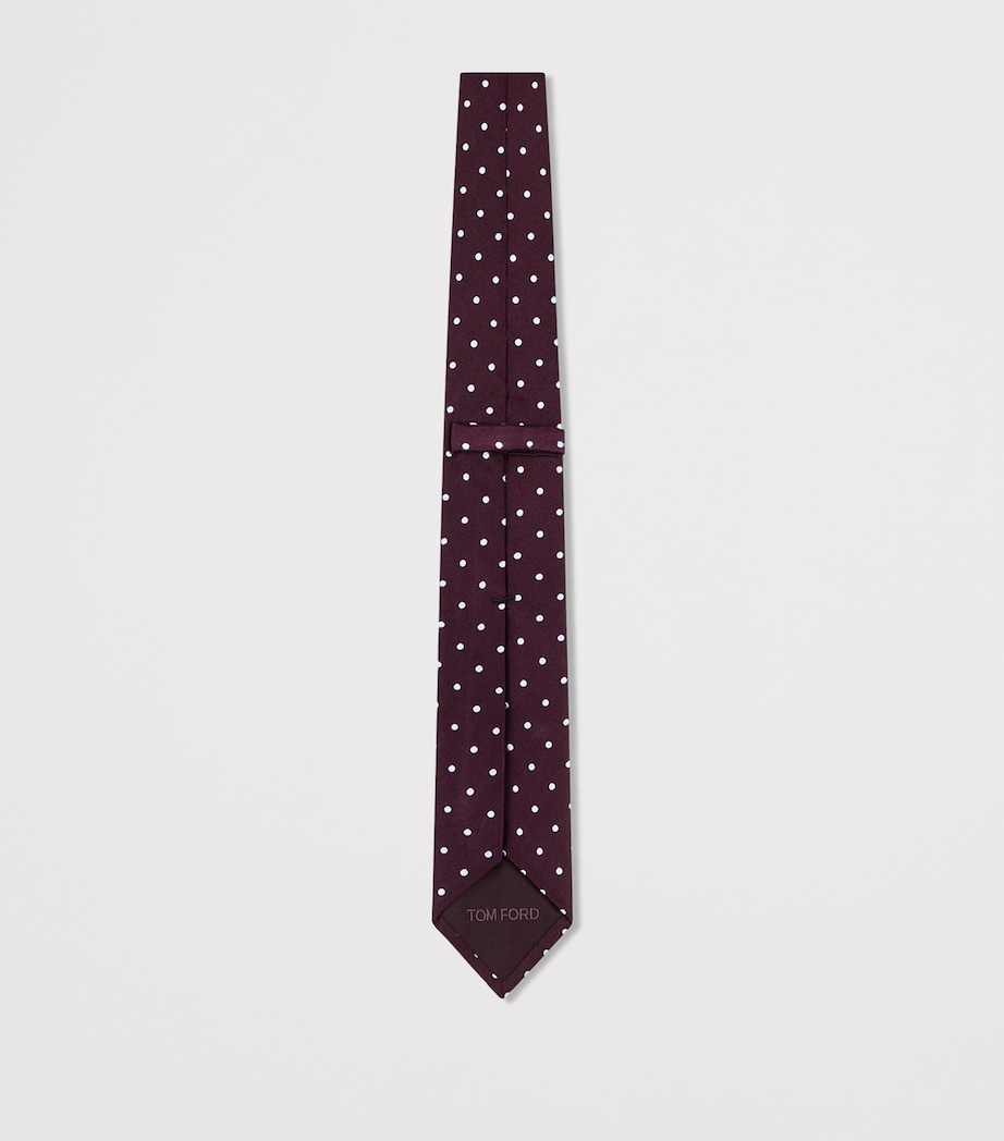 Silk Polka-Dot Tie ER670 Image 2