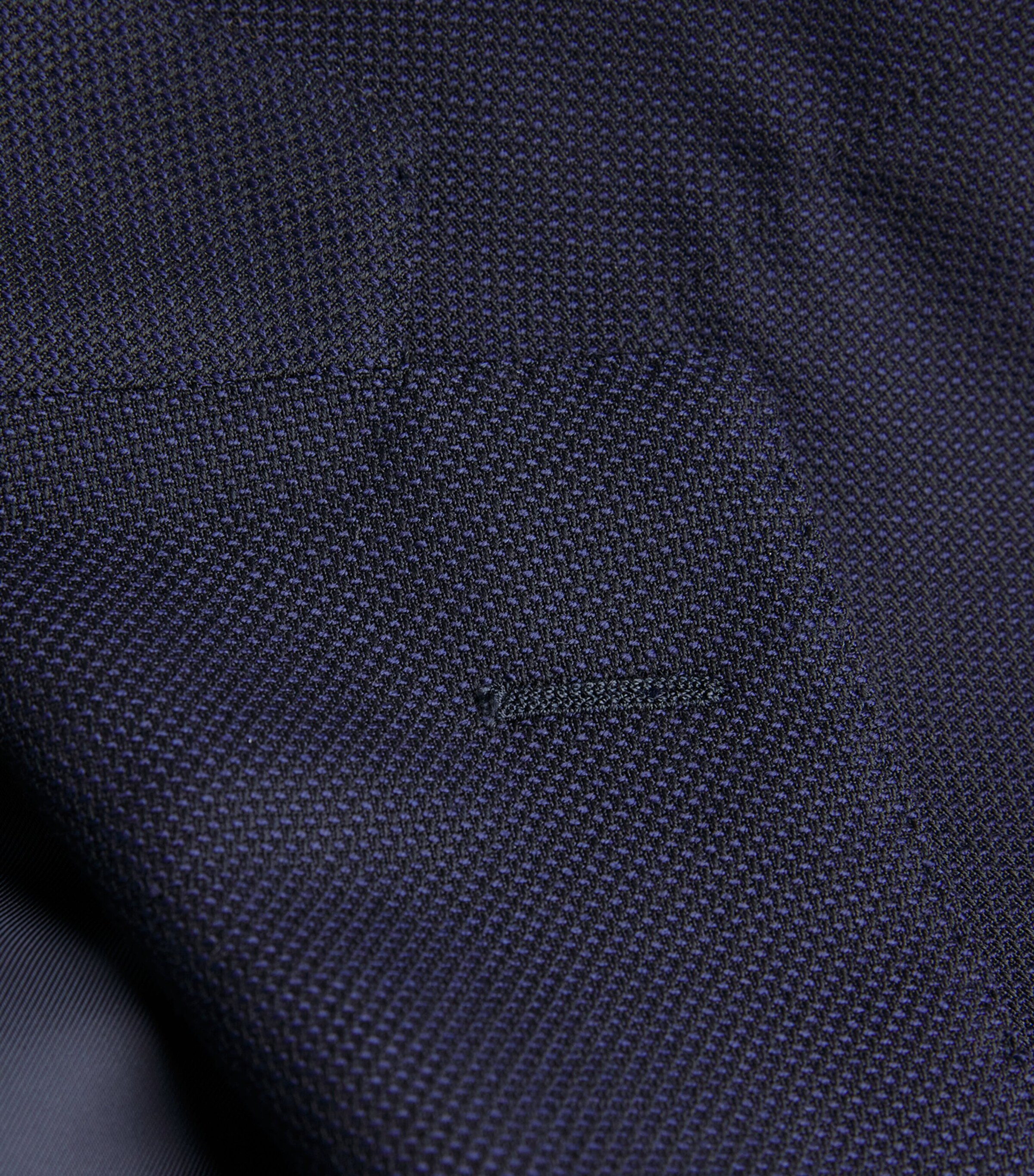 Hopsack Virgin Wool Blazer 003 CHINA BLUE Image 5